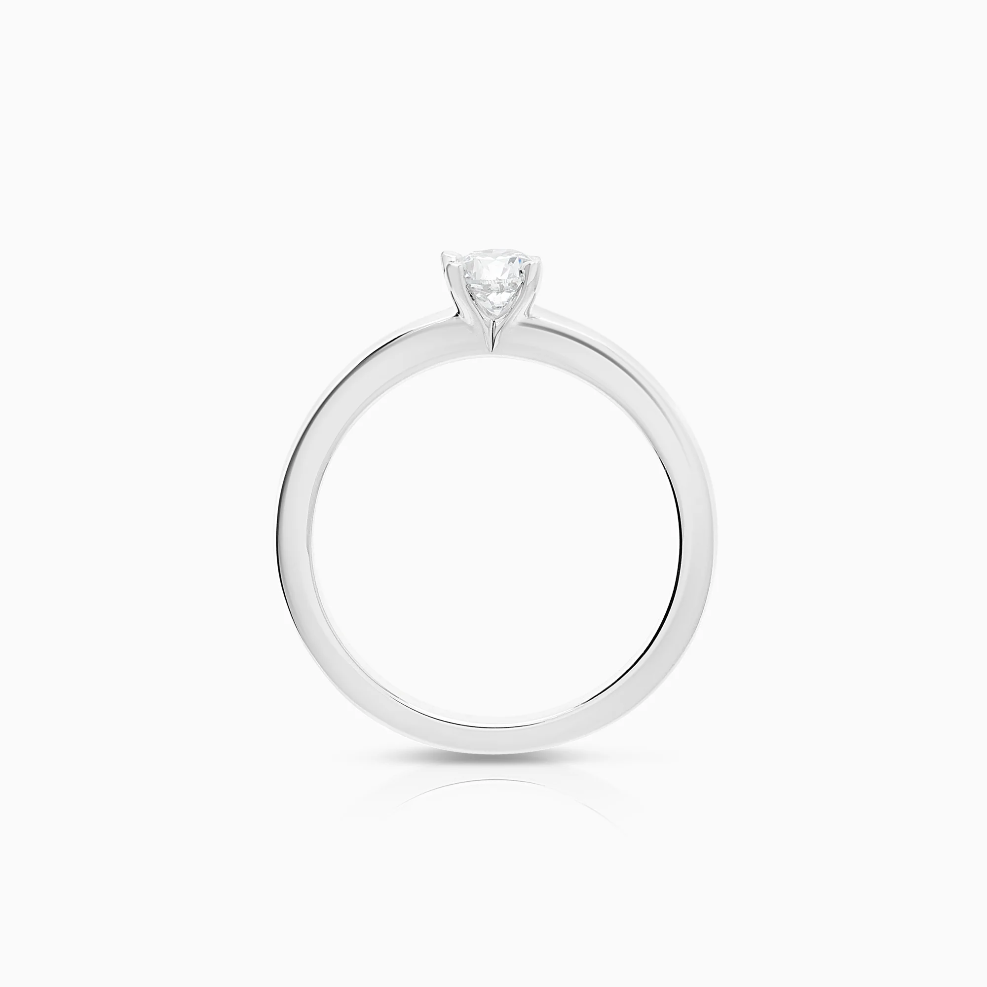 Solitaire ring 0.25ct 950 platinum - Image 2