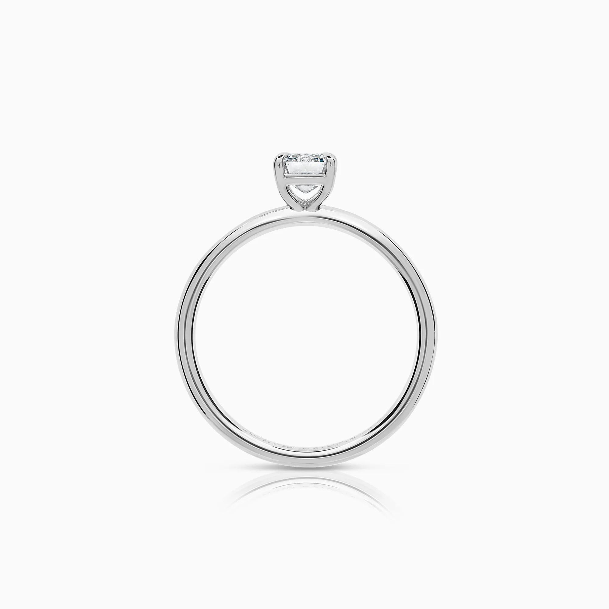 Solitaire ring 0.82ct 18K gold - Image 2