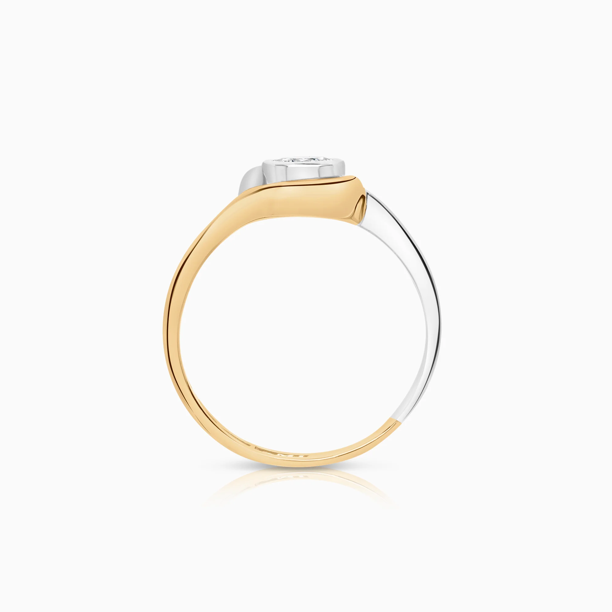 Diamond ring 0.40 ct 18K white gold - Image 2