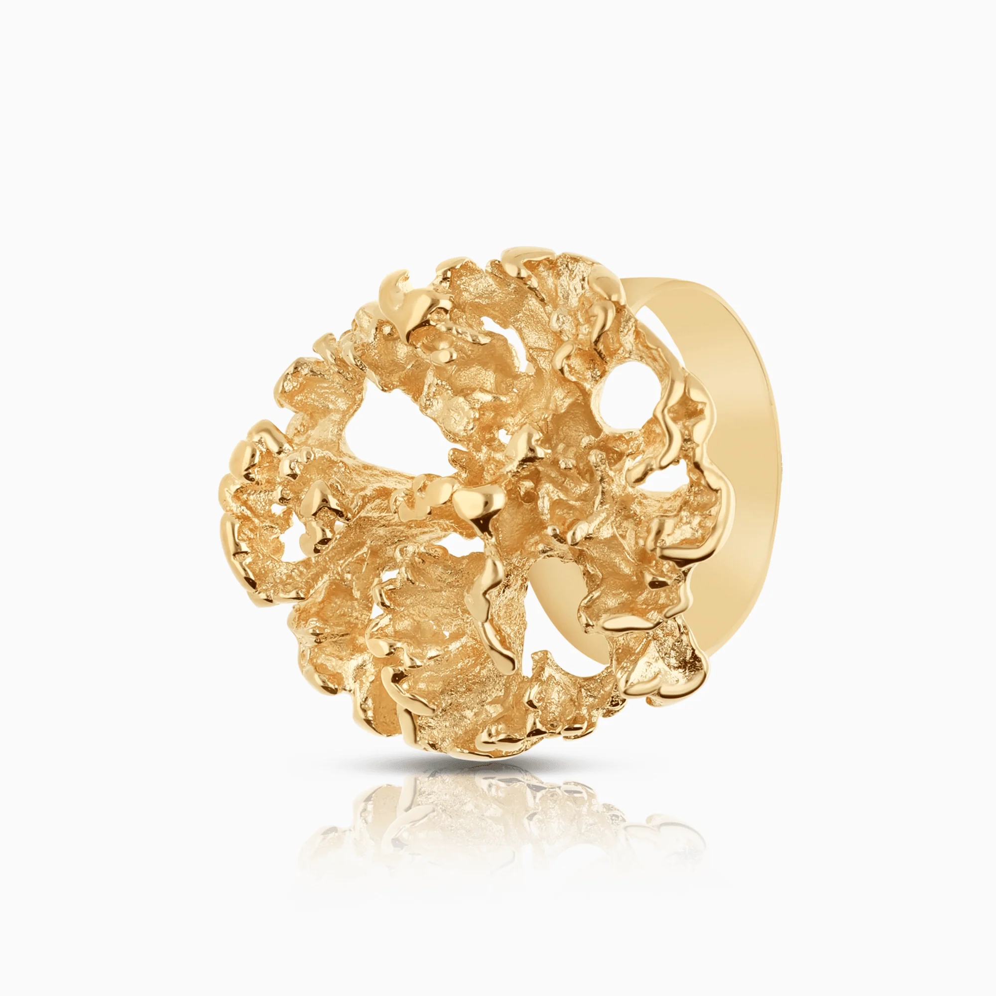 Statement ring 8.43g 18K gold