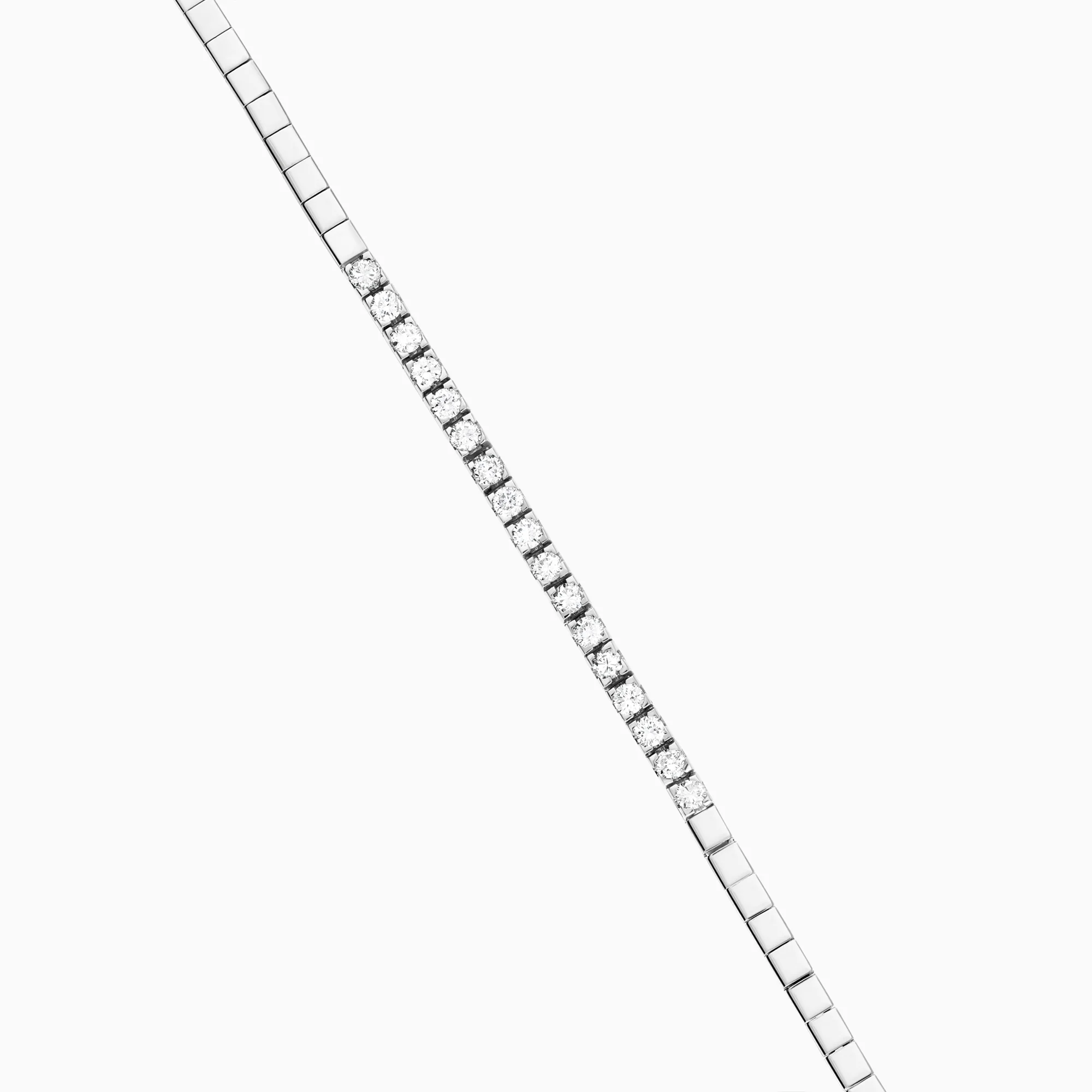 Tennis bracelet 0.56ct 18K white gold