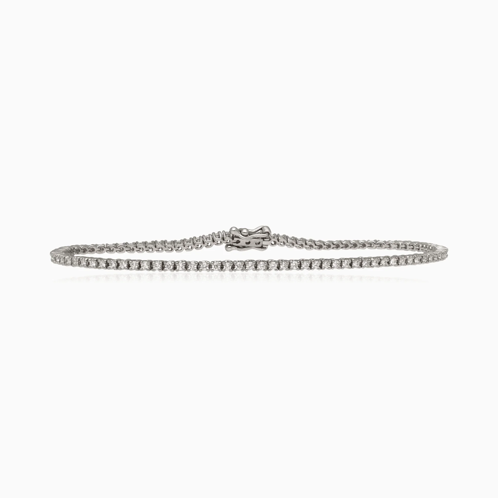 Tennis bracelet 0.85ct 18K