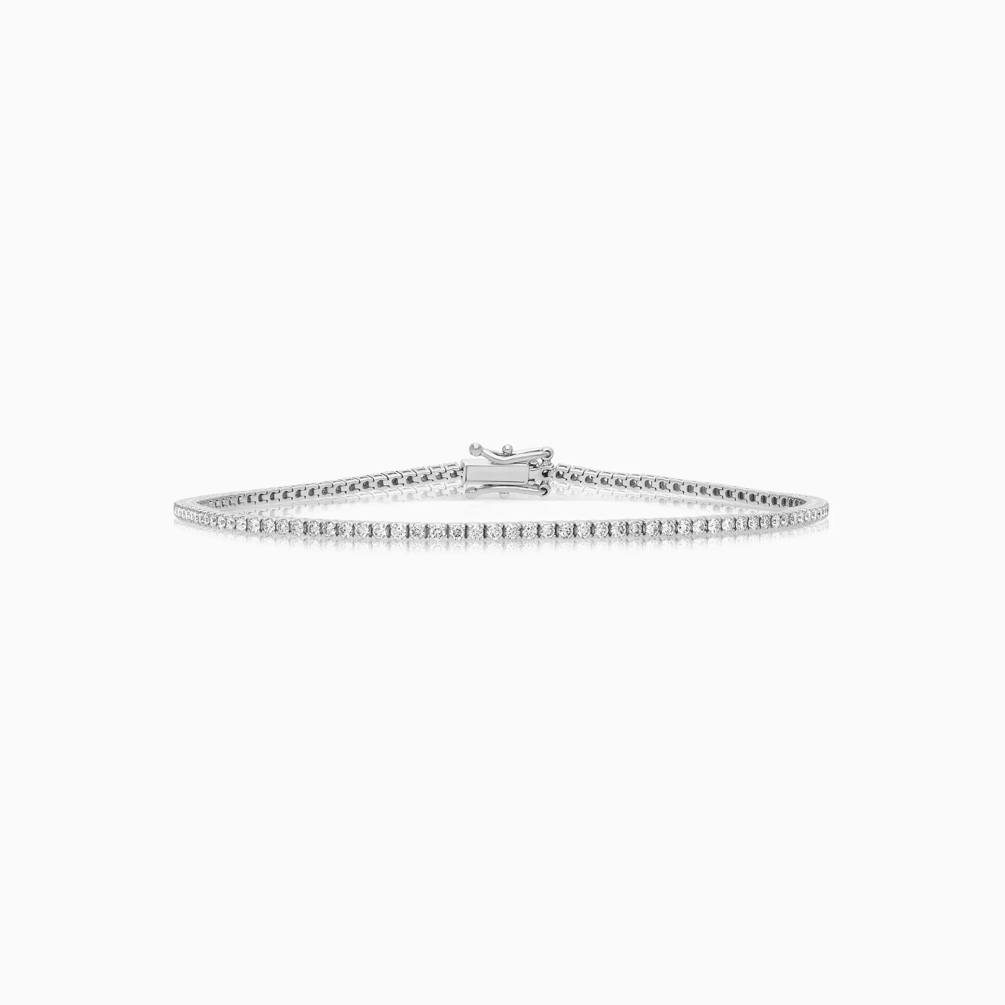 Tennis bracelet 1.60ct 18K white gold