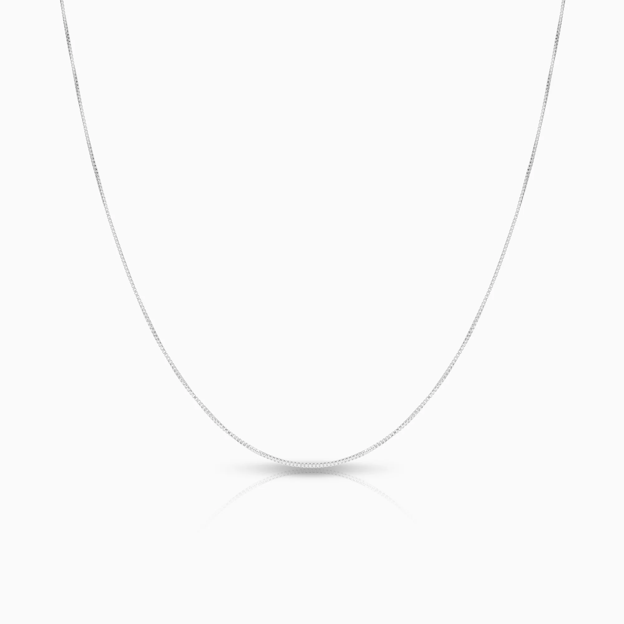Venezia necklace 1.33g 18K white gold