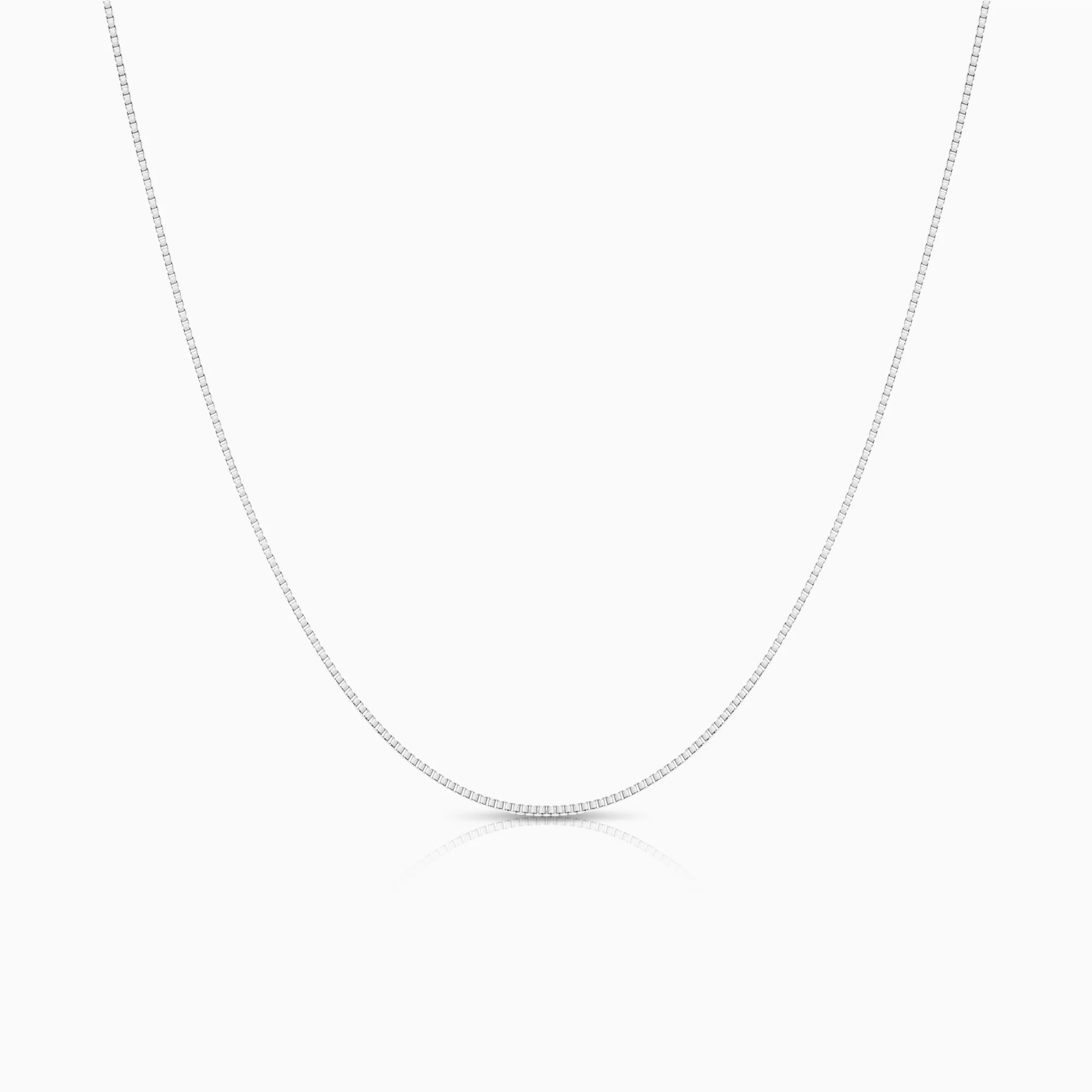 Venezia necklace 2.25g 18K white gold