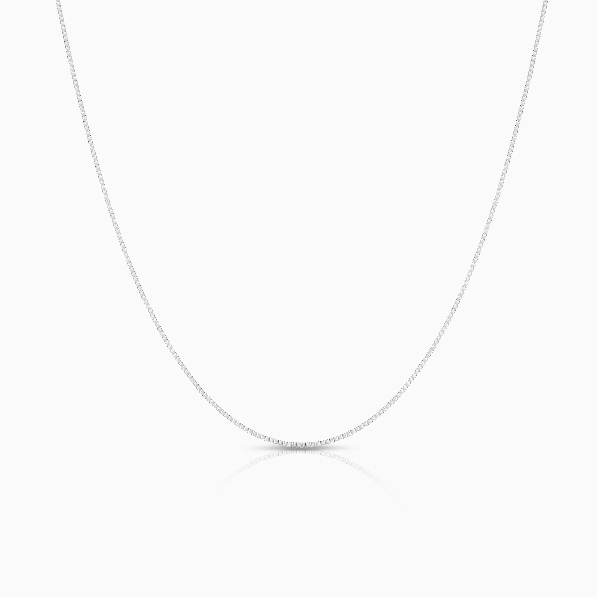 Venezia necklace 2.35g 18K white gold