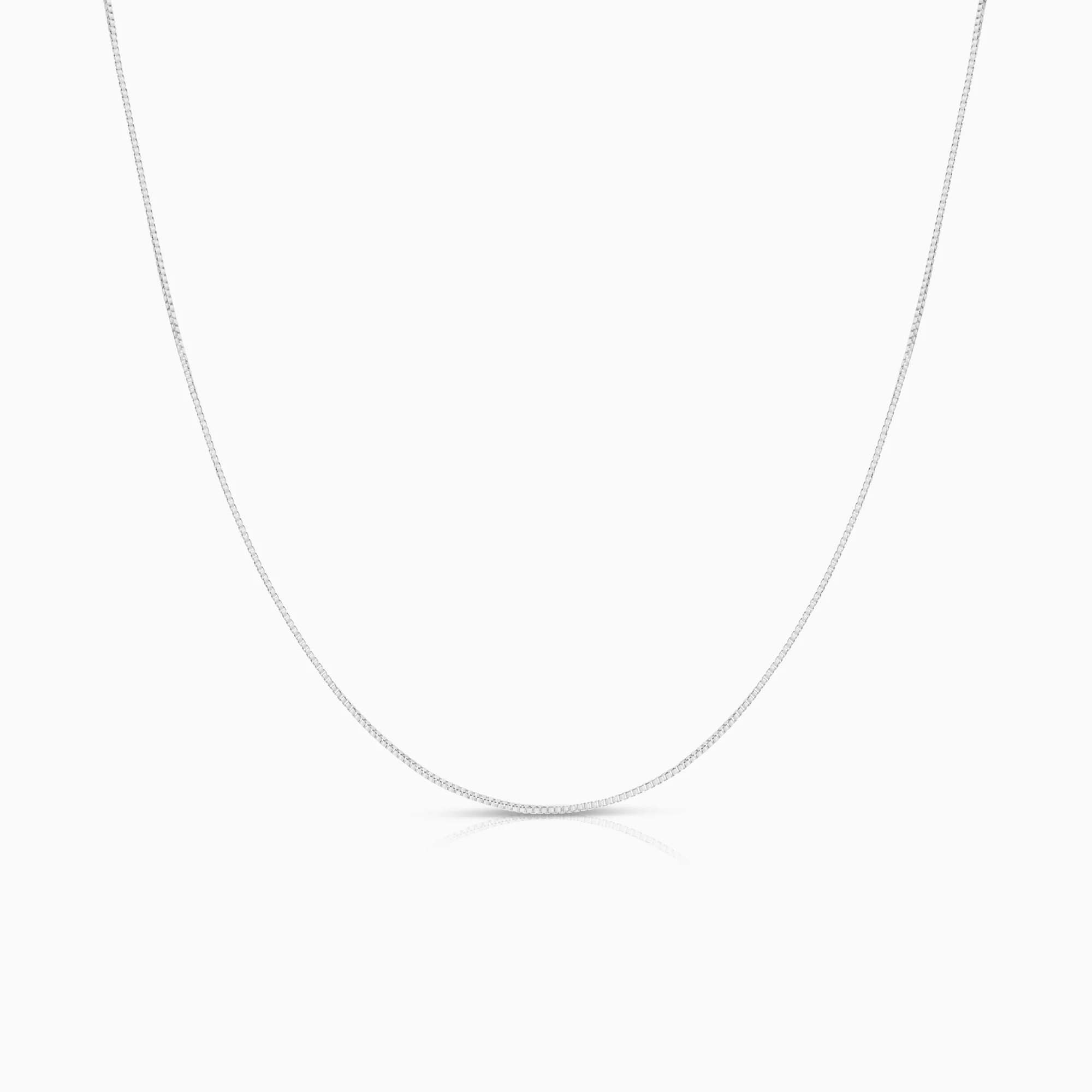 Venezia necklace 2.66g 18K white gold