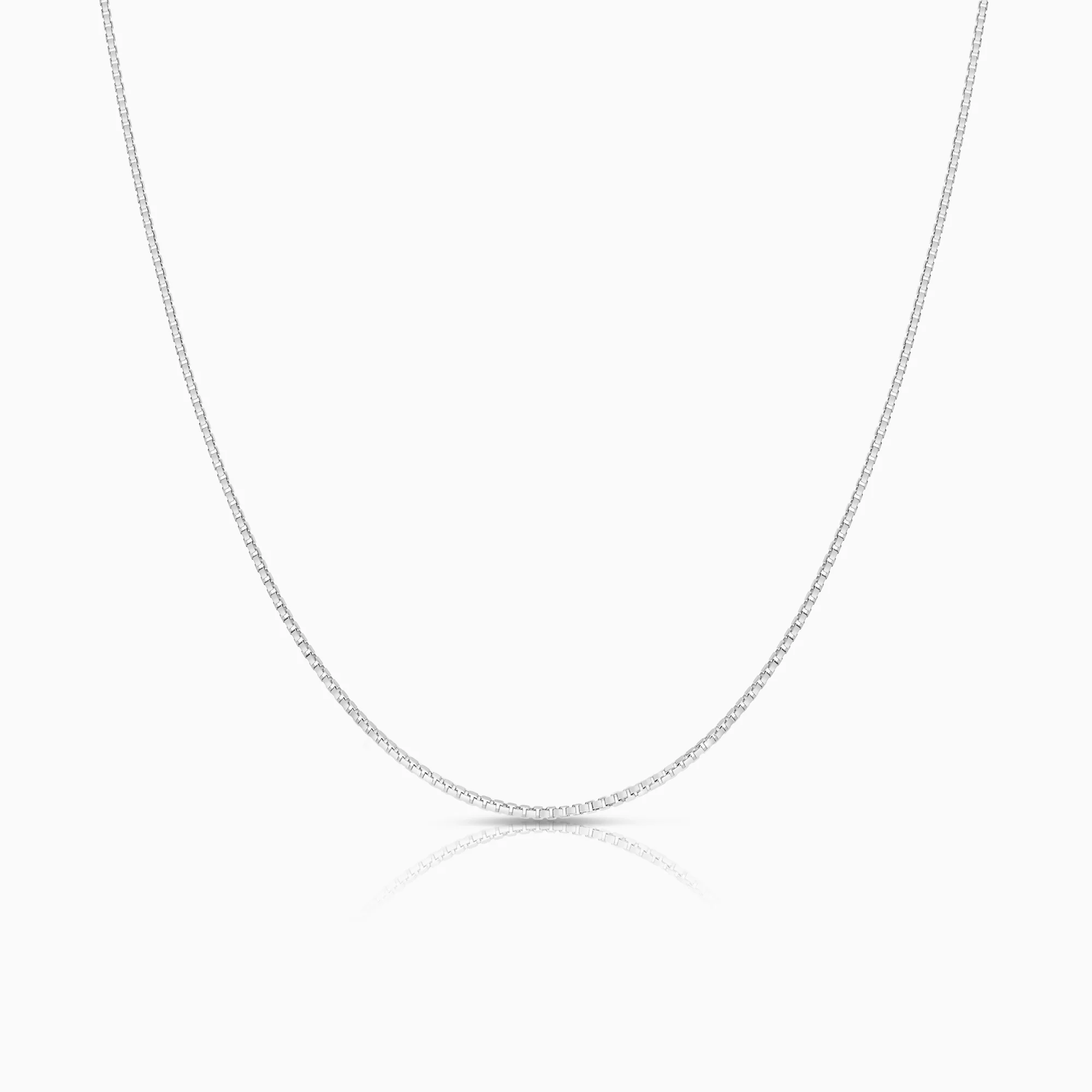 Venezia necklace 2.78g 18K white gold