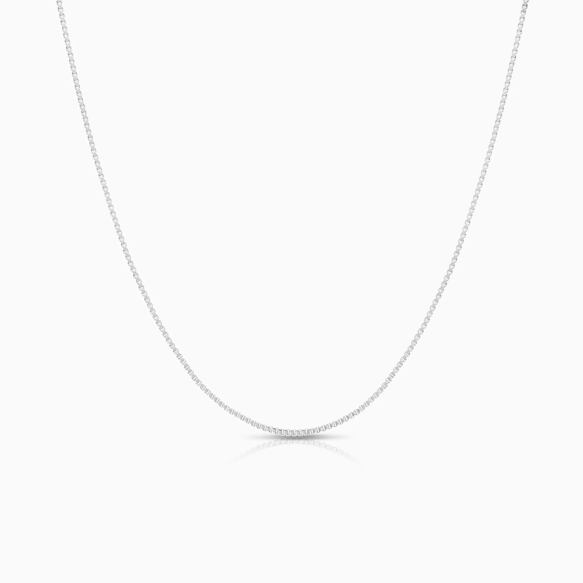 Venezia necklace 2.93g 18K white gold
