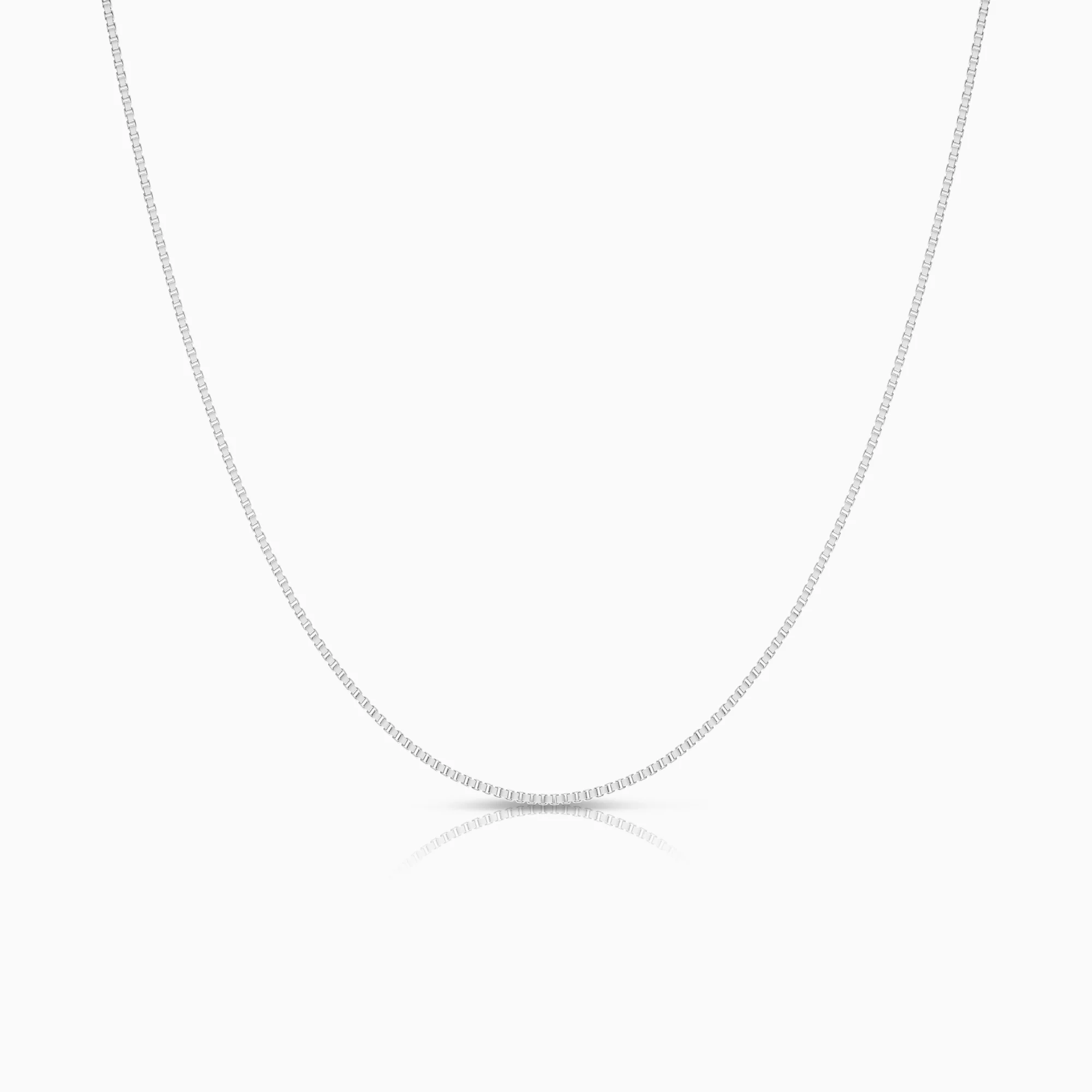 Venezia necklace 2.96g 18K white gold