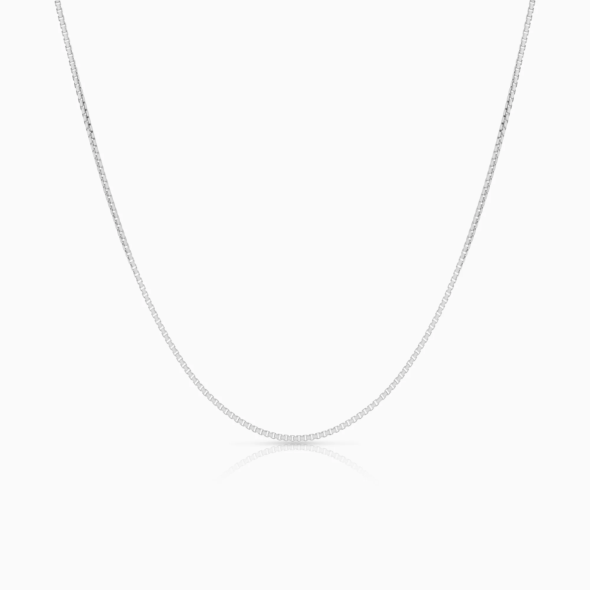 Venezia necklace 2.98g 18K white gold