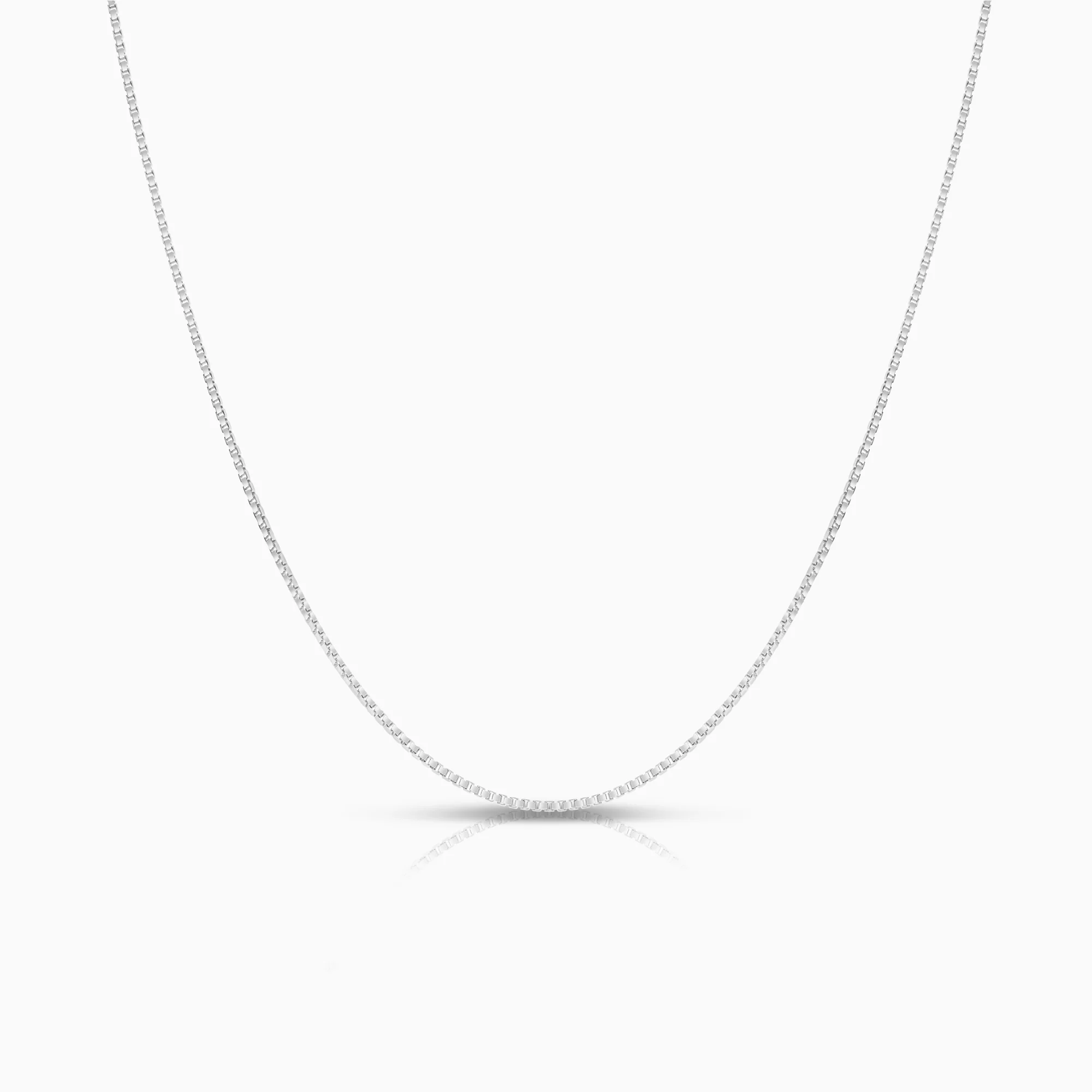 Venezia necklace 3.32g 18K white gold