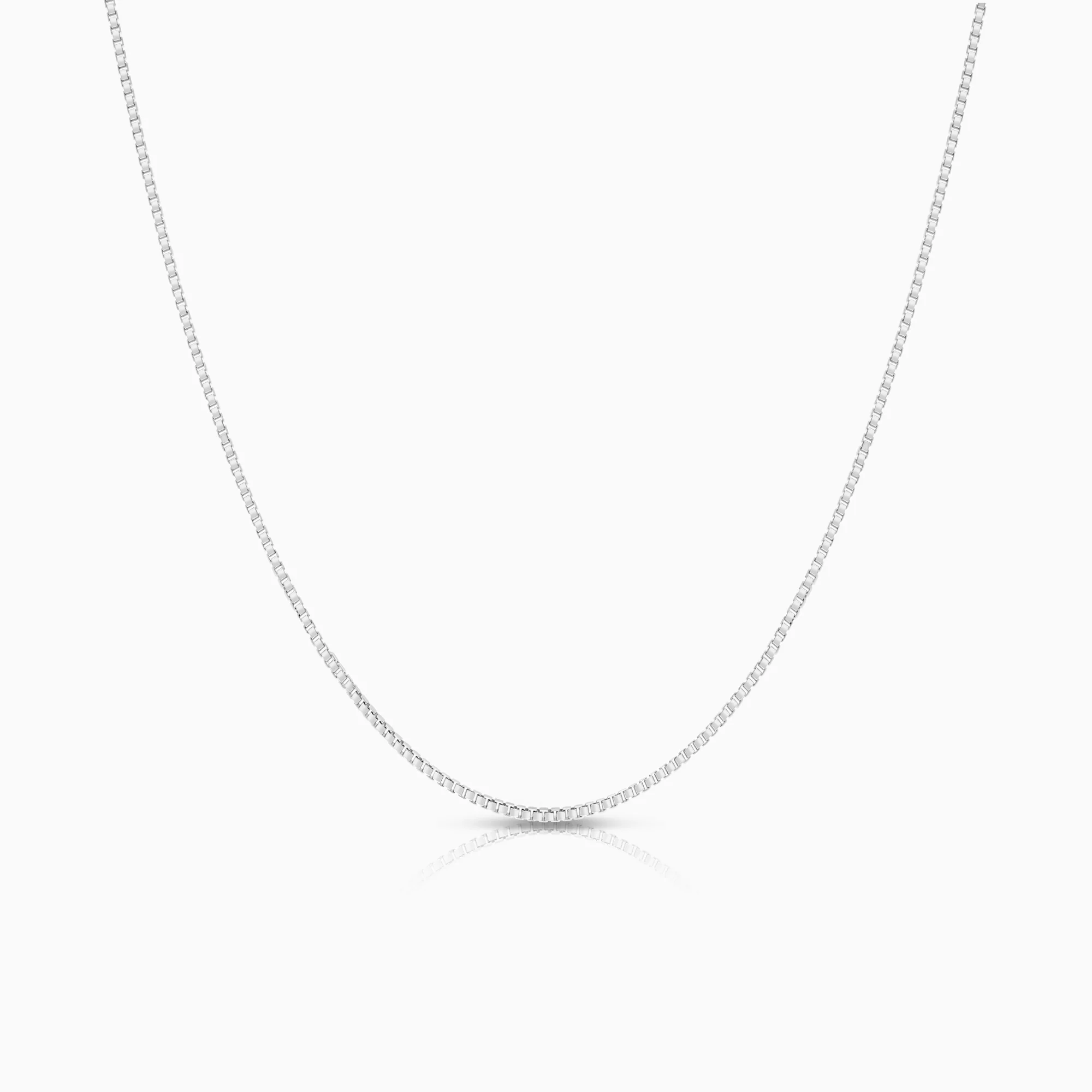 Venezia necklace 4.09g 18K white gold