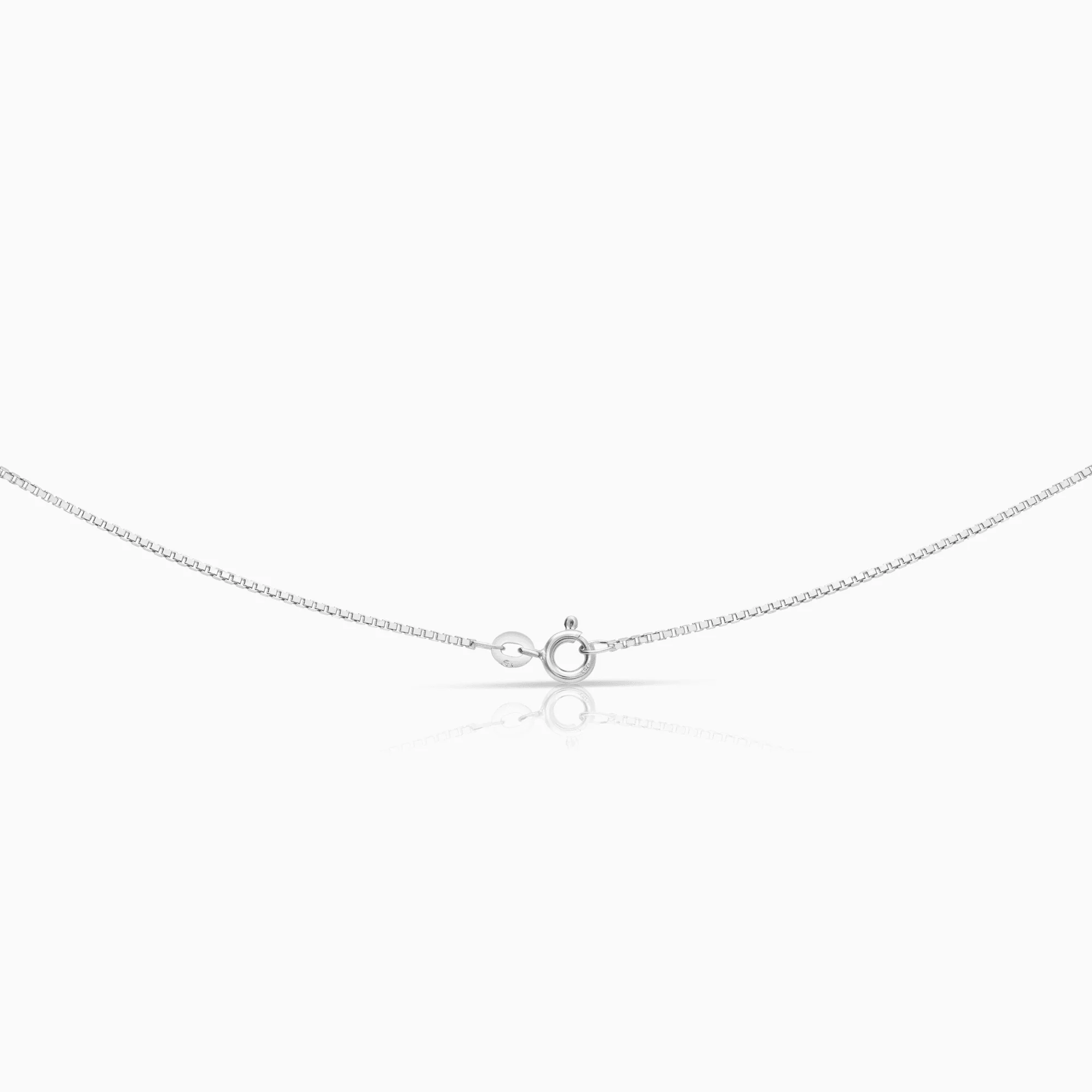 Box chain 3.61g 18K white gold - Image 2