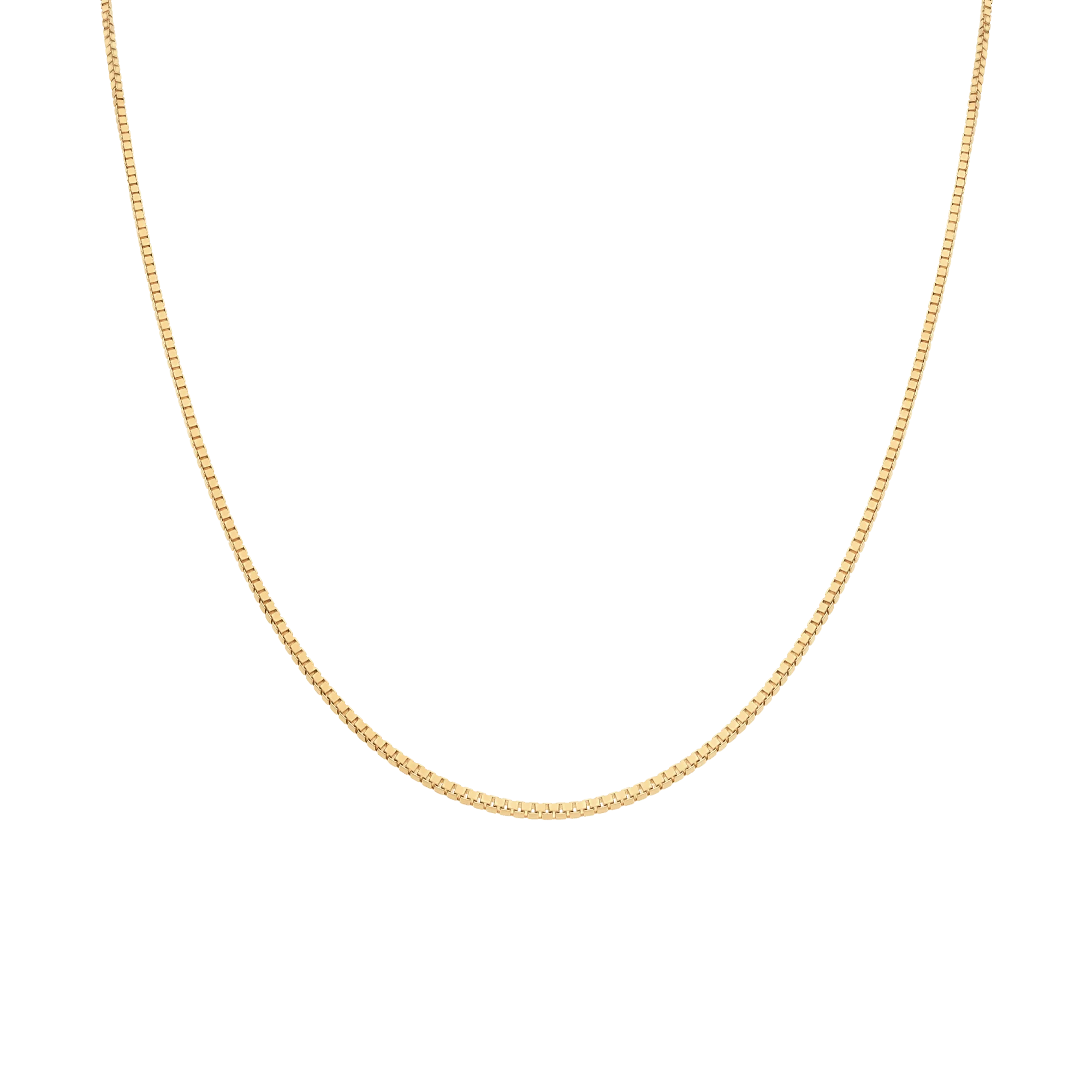 Box Chain 37cm 18K gold - Image 2