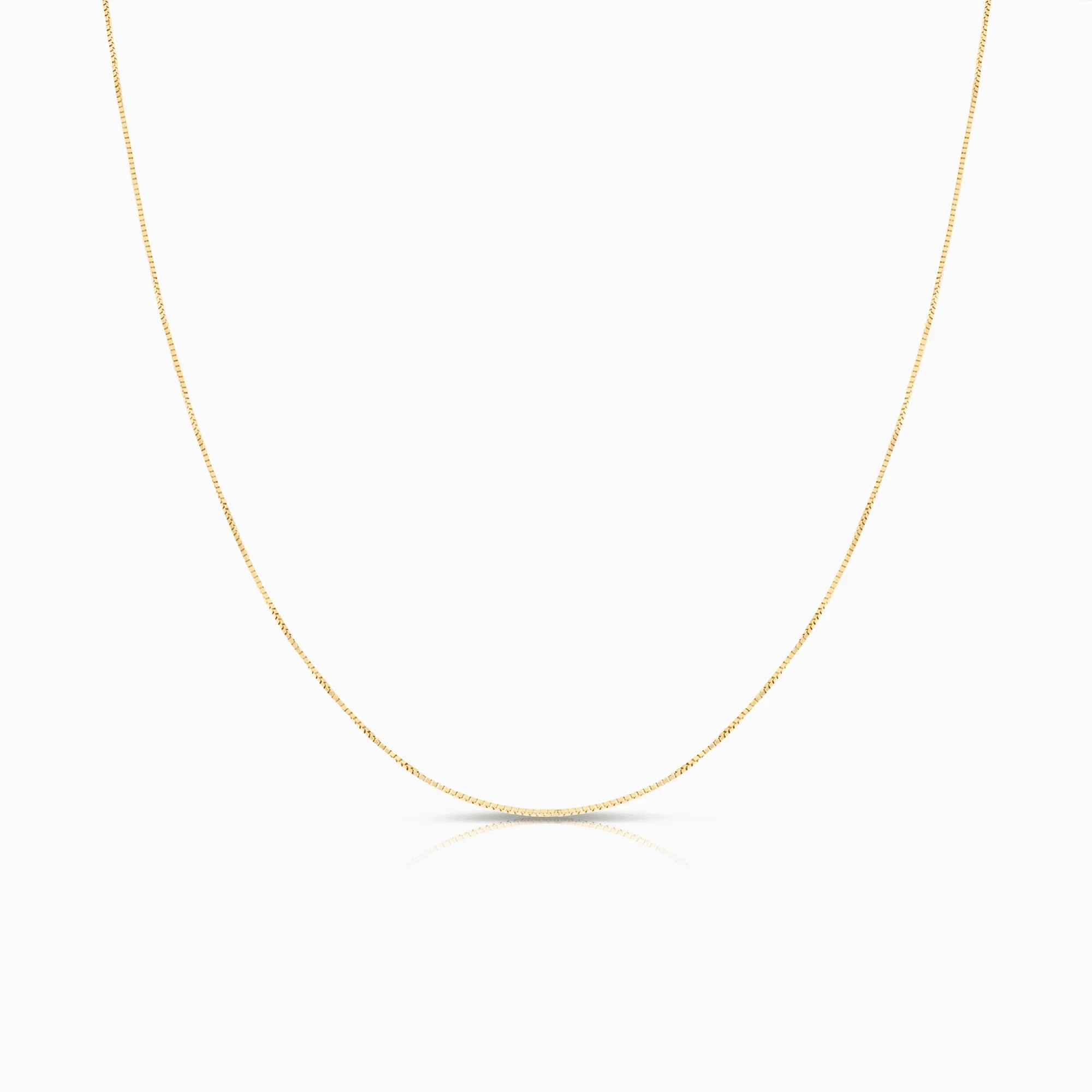 Box Chain 38.5cm 18K gold