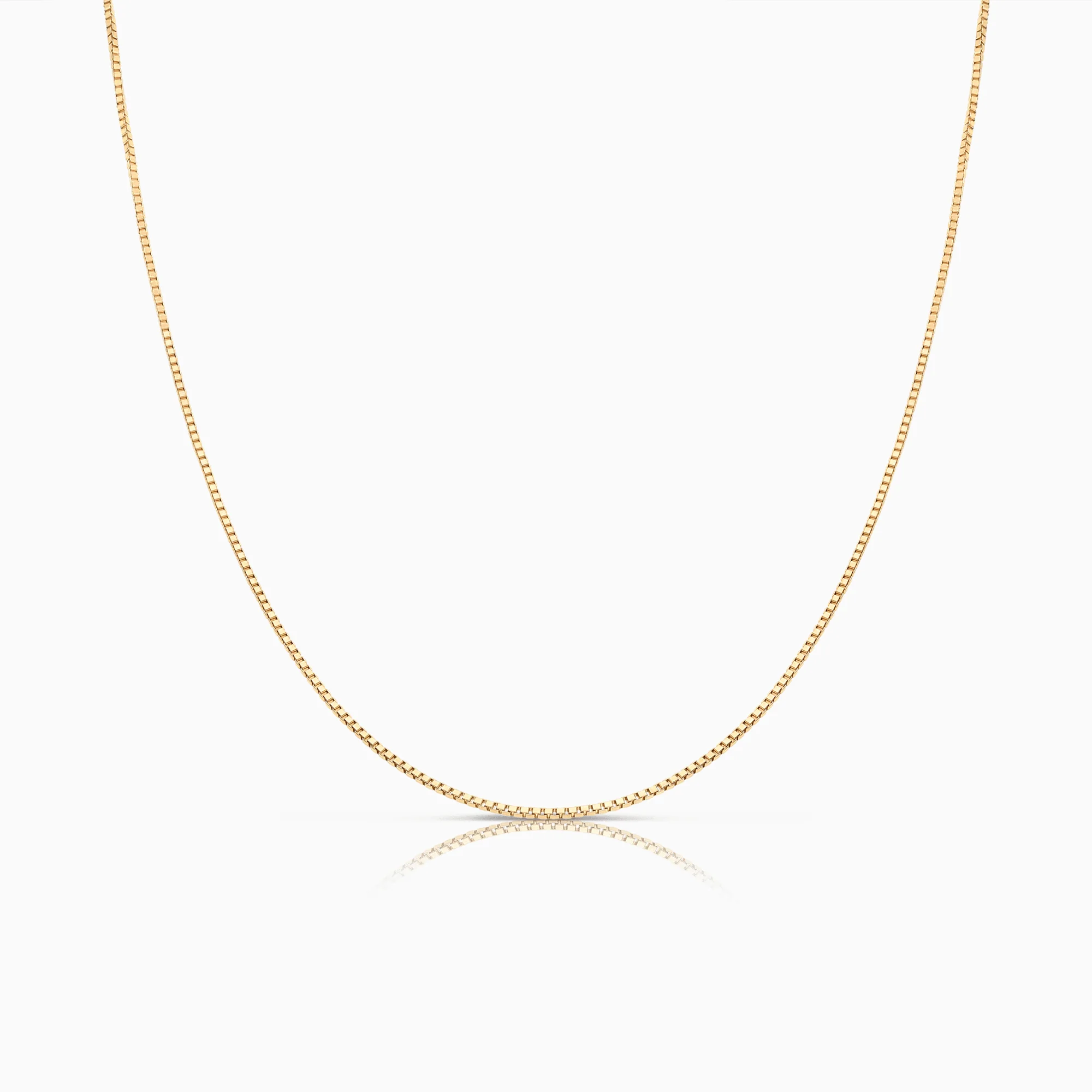 Box Chain 38.5cm 18K gold