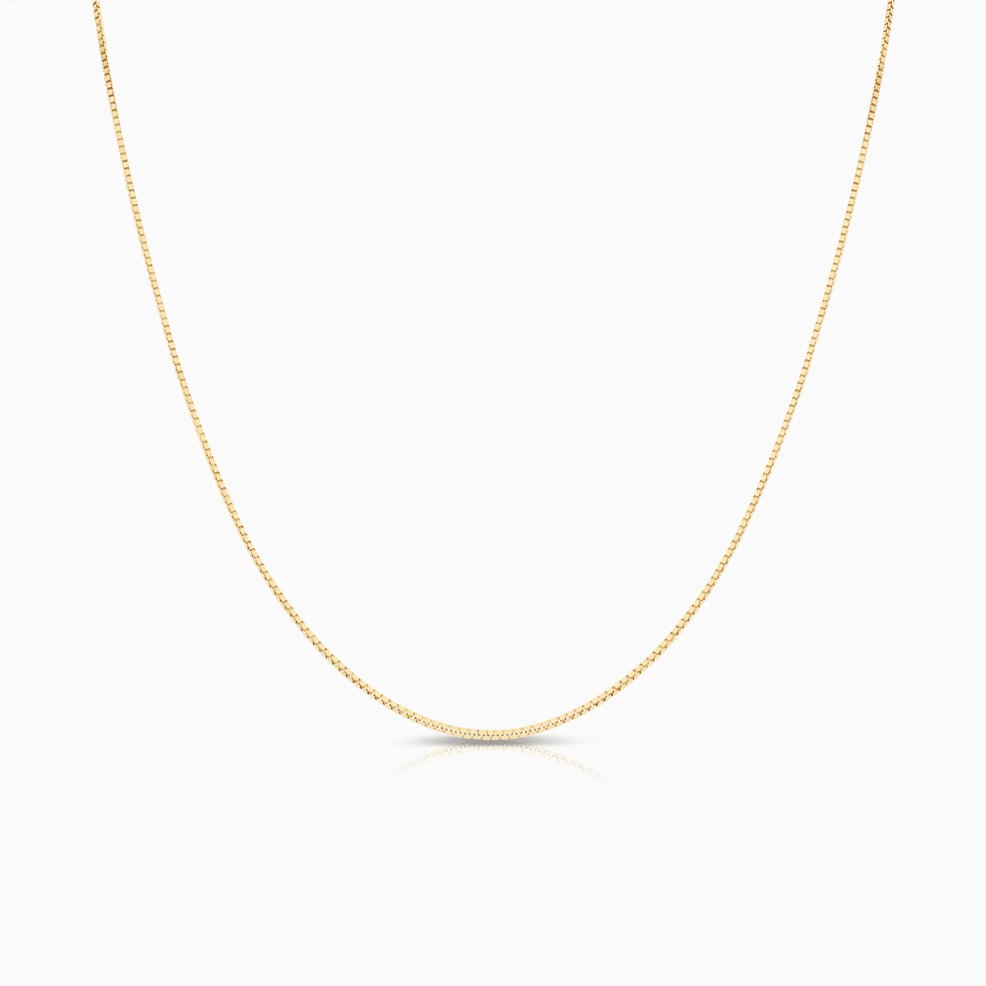 Box Chain 38.5cm 18K gold