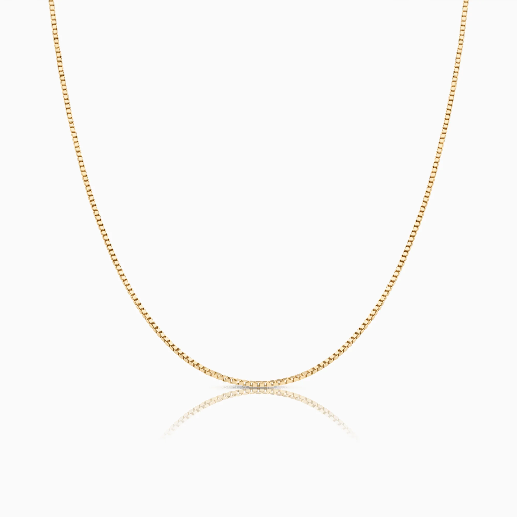 Box Chain 38.5cm 18K gold