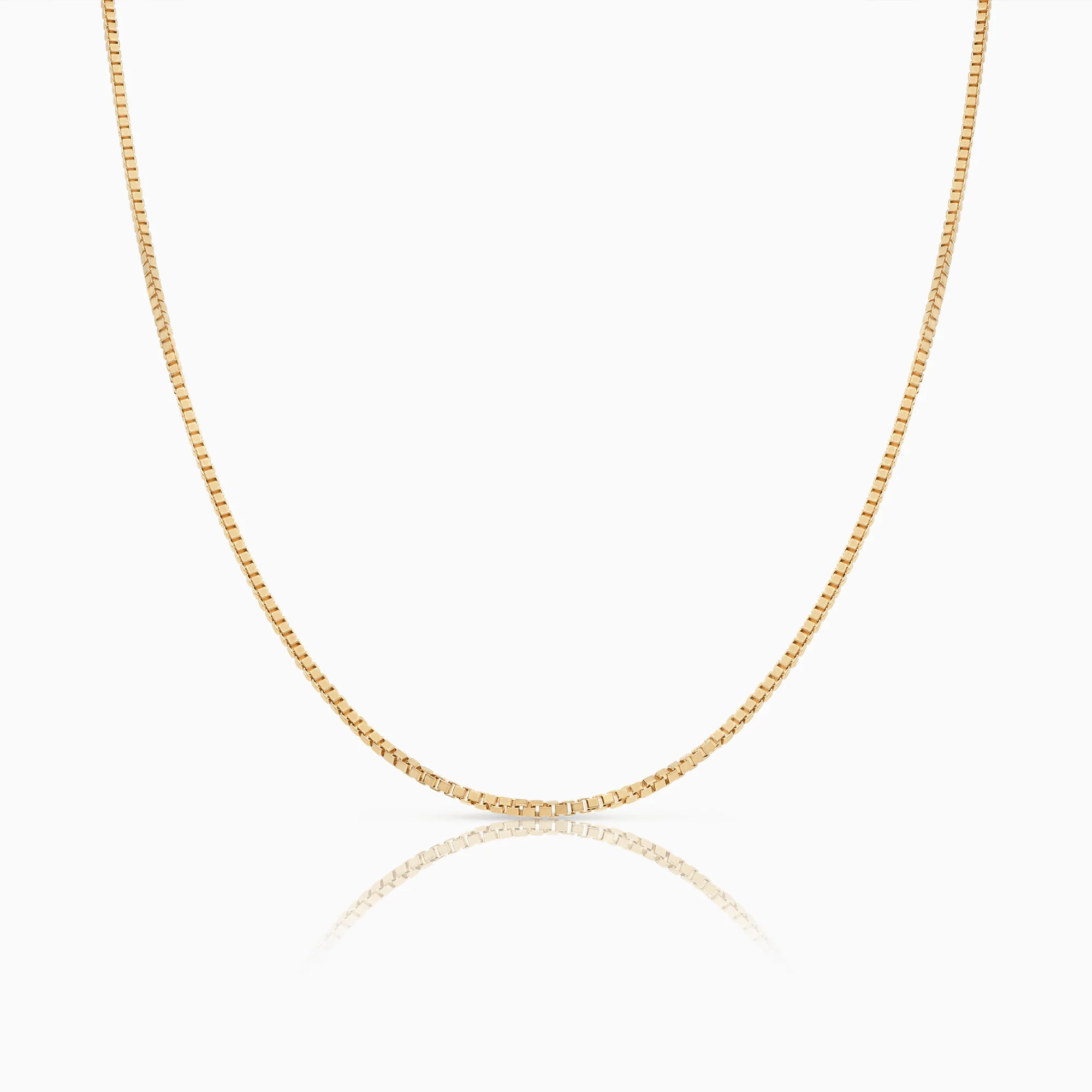 Box Chain 38.5cm 18K gold