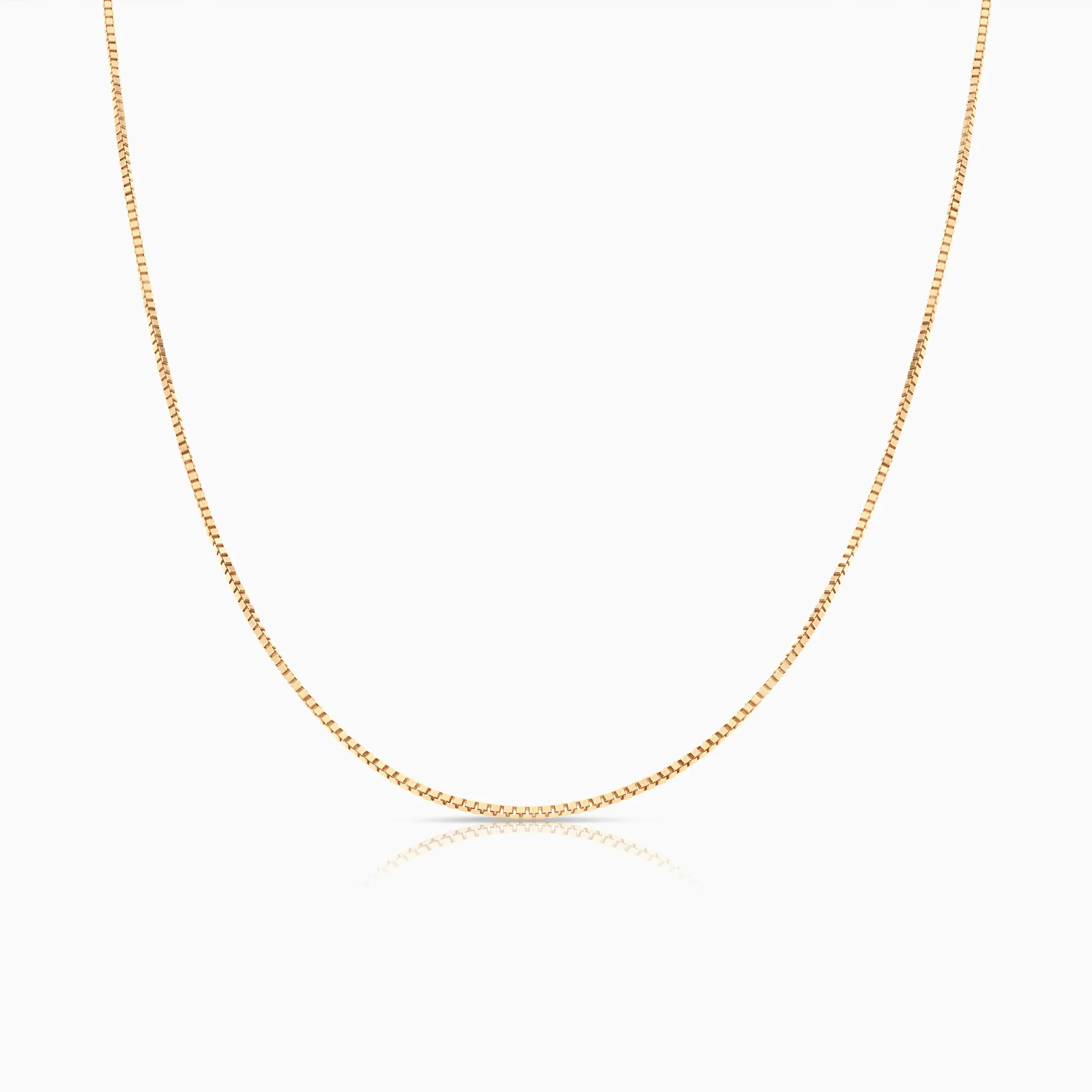 Box Chain 38.5cm 18K gold