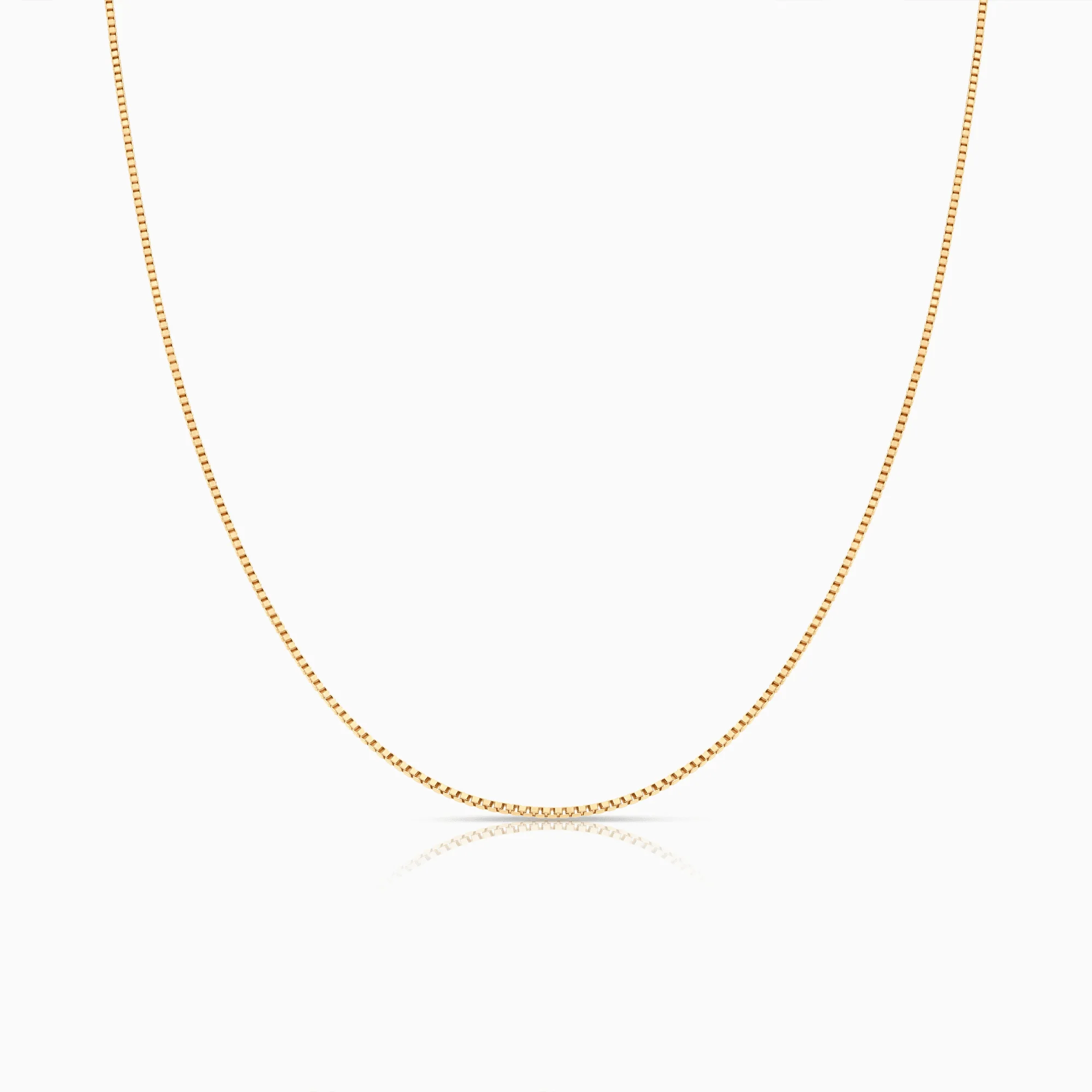 Box Chain 38.5cm 18K gold