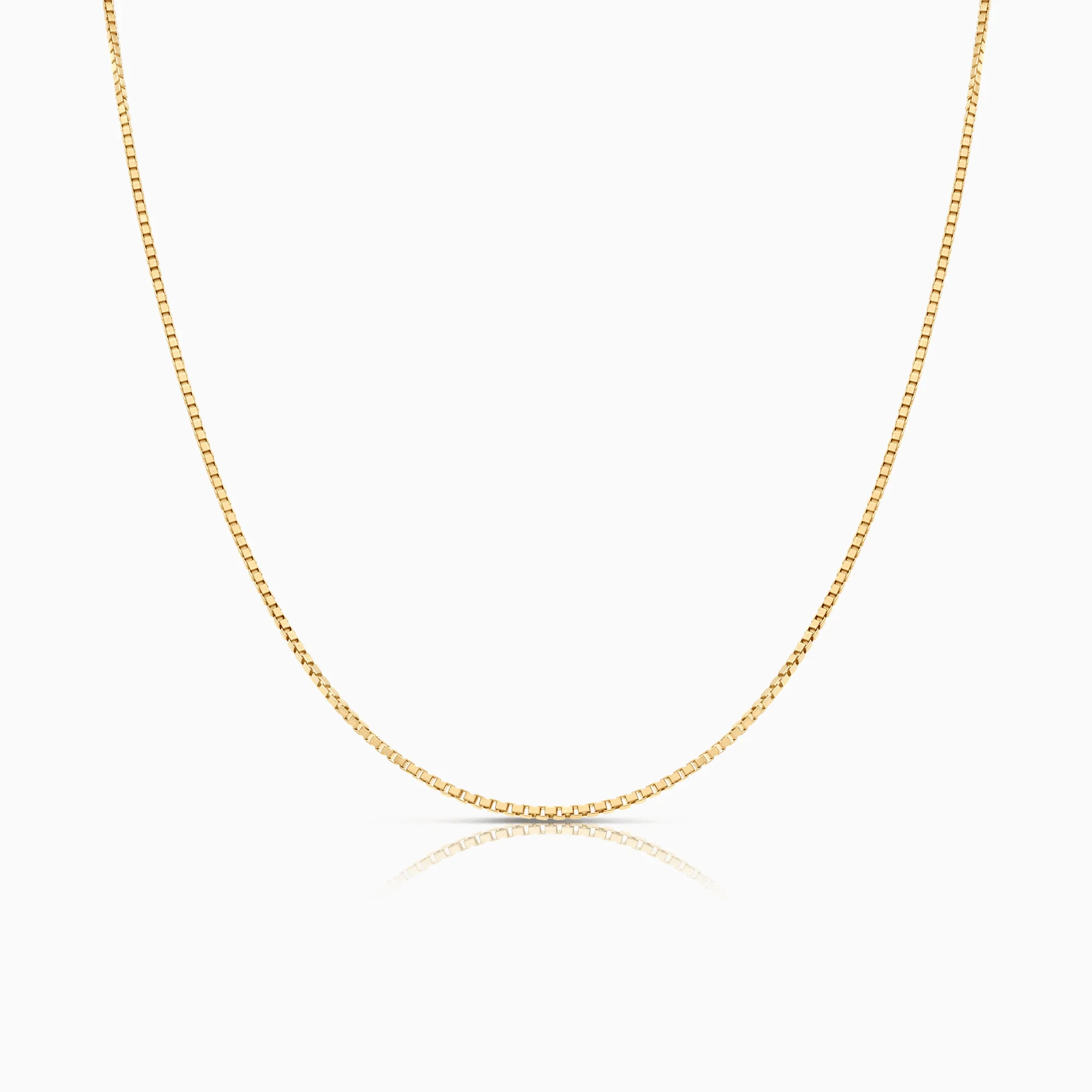 Box Chain 38.5cm 18K gold