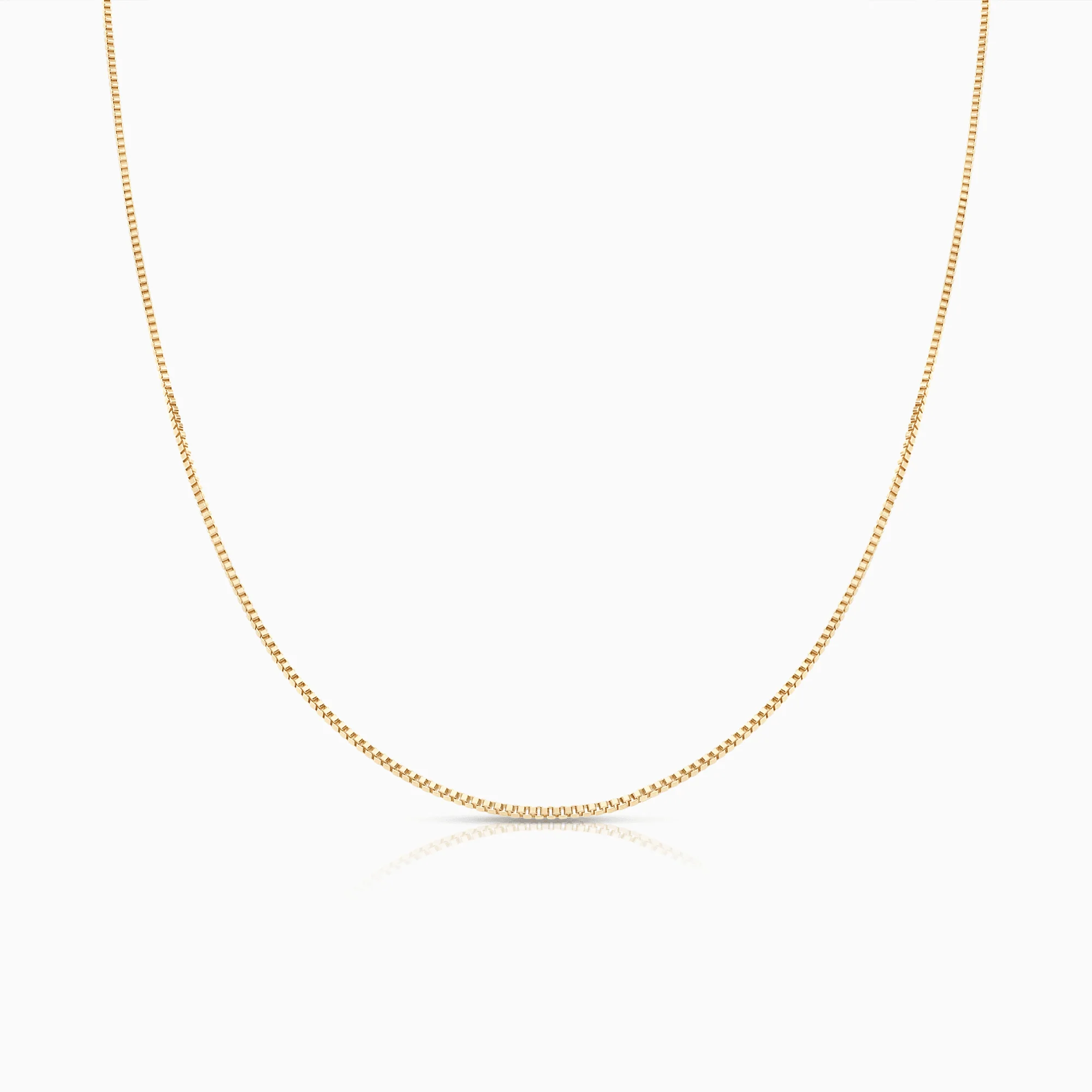 Box Chain 38cm 18K gold