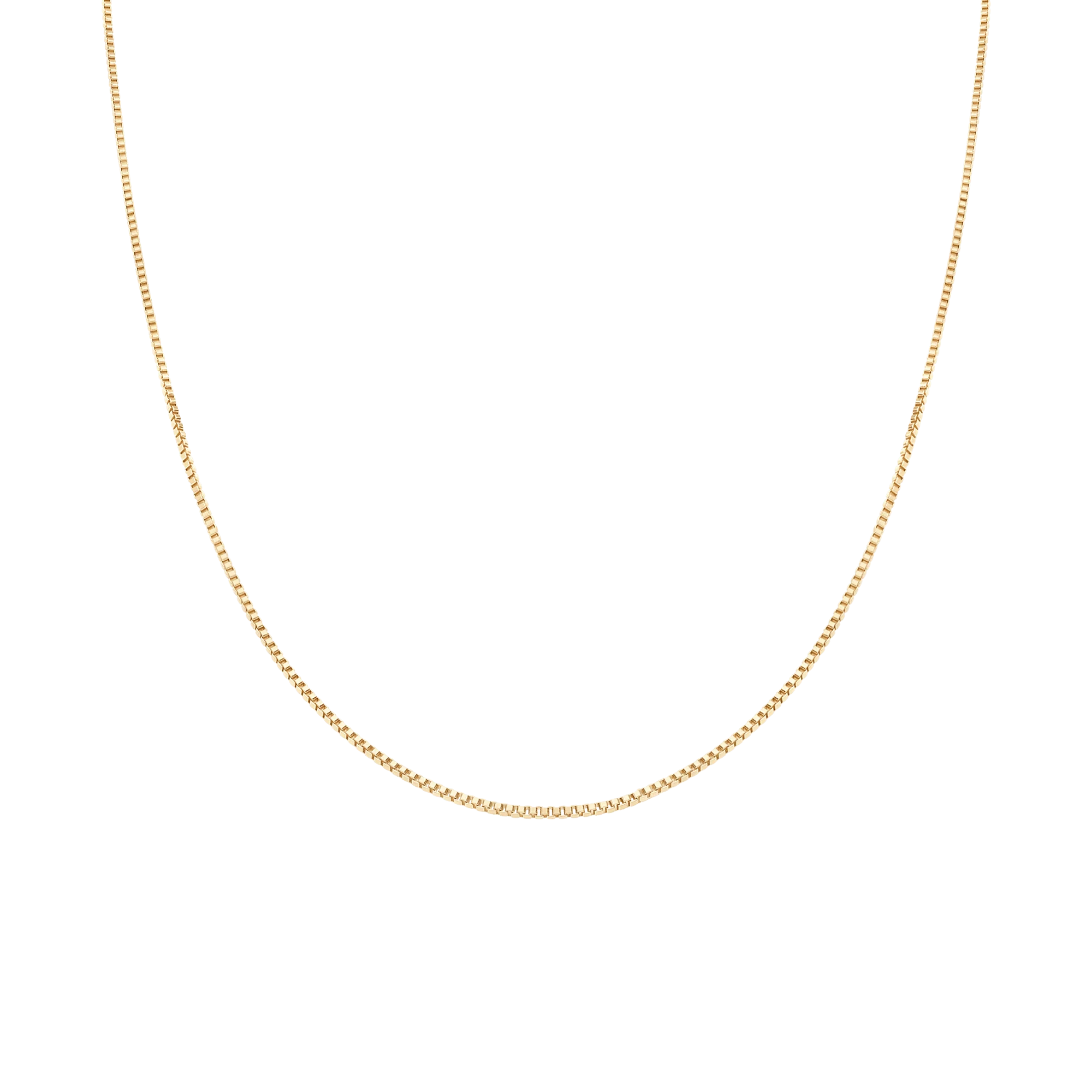 Box Chain 38cm 18K gold - Image 2