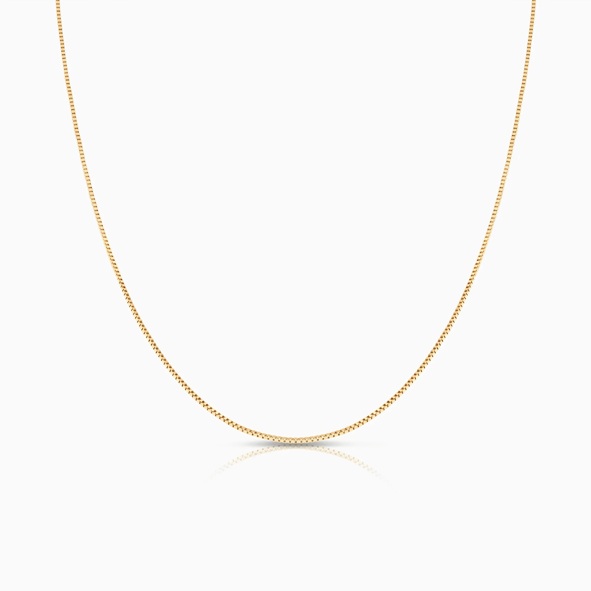 Box Chain 38cm 18K gold