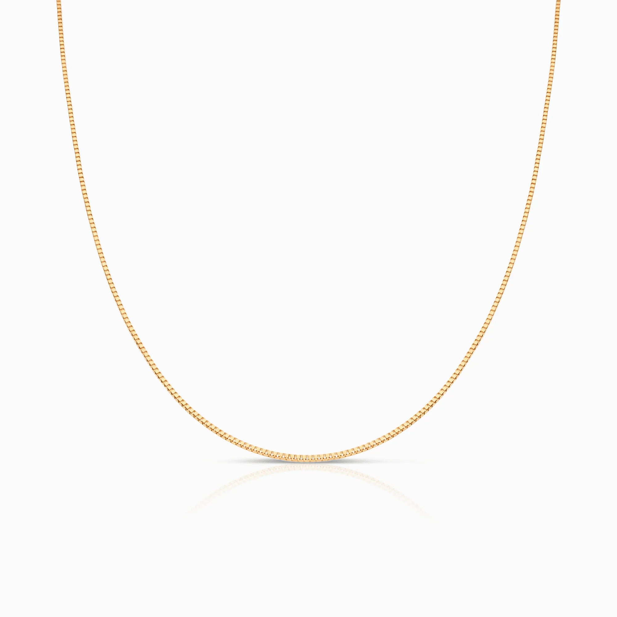 Box Chain 38cm 18K gold