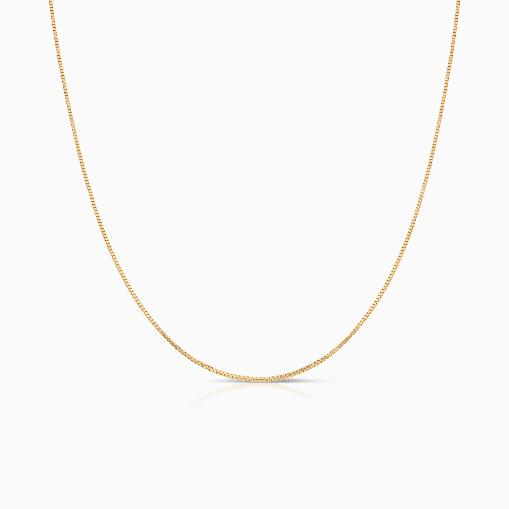 Box Chain 38cm 18K gold