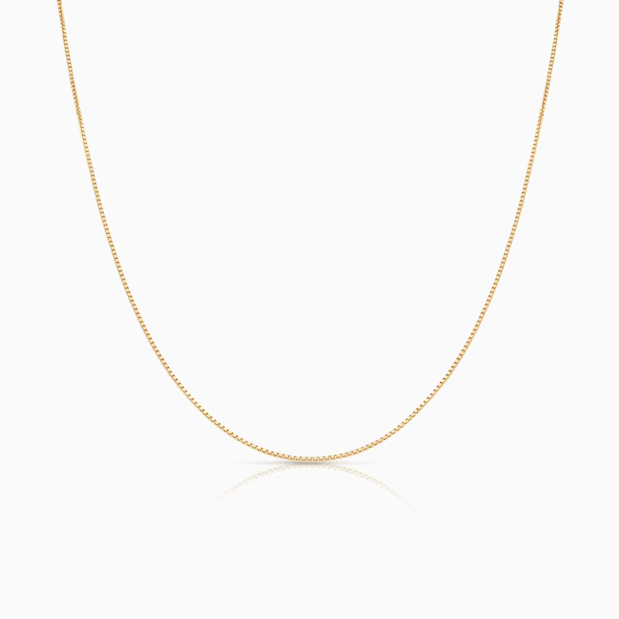 Box Chain 38cm 18K gold