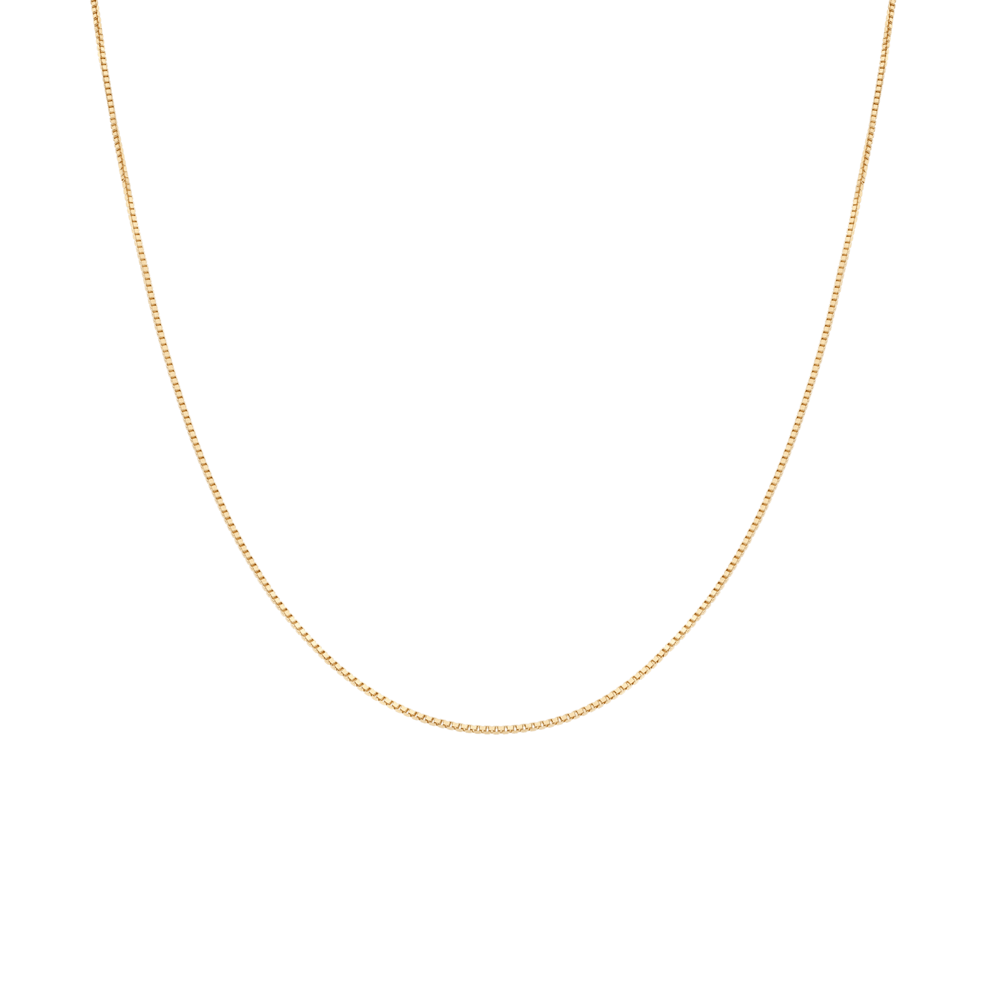 Box Chain 38cm 18K gold - Image 2