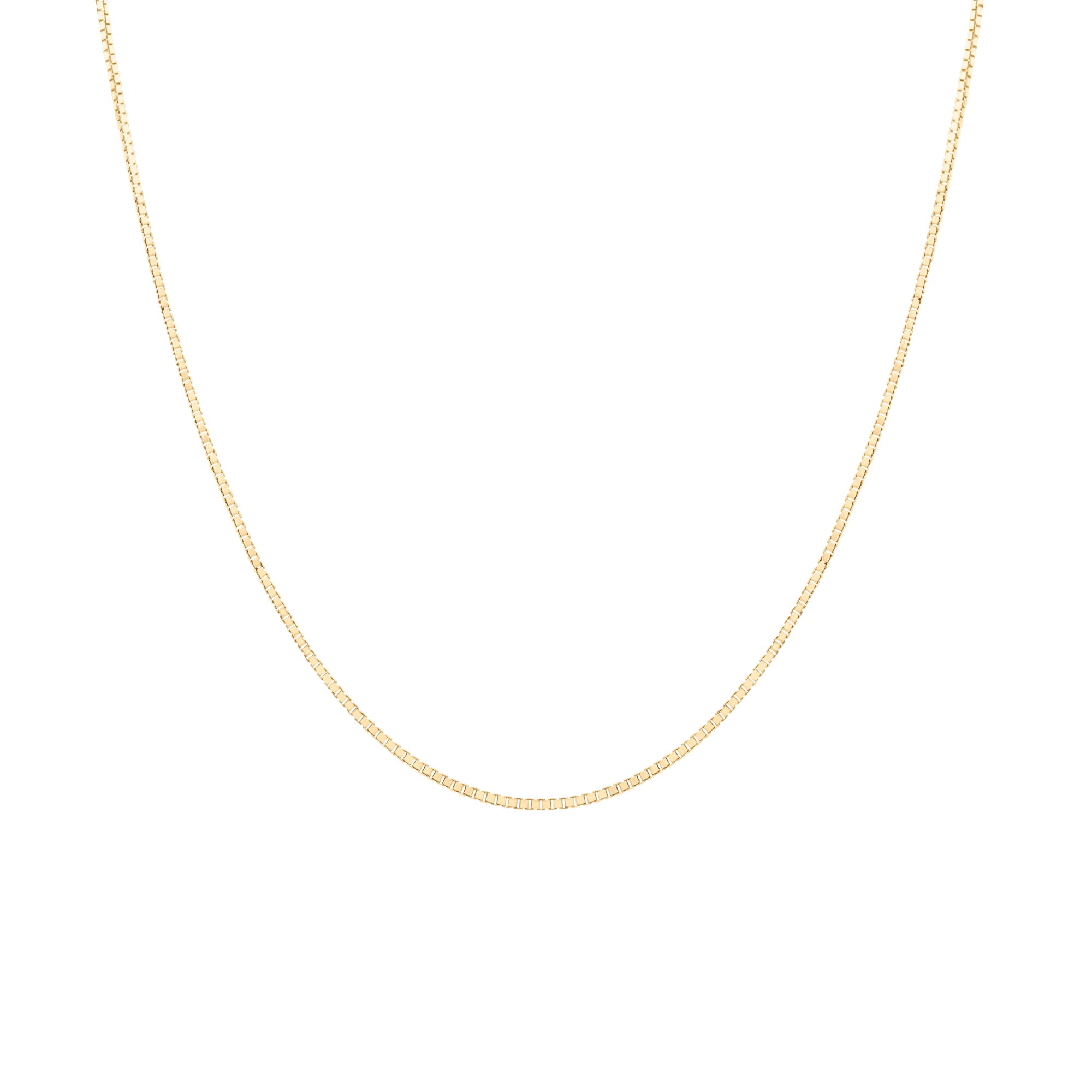 Box Chain 38cm 18K gold - Image 2