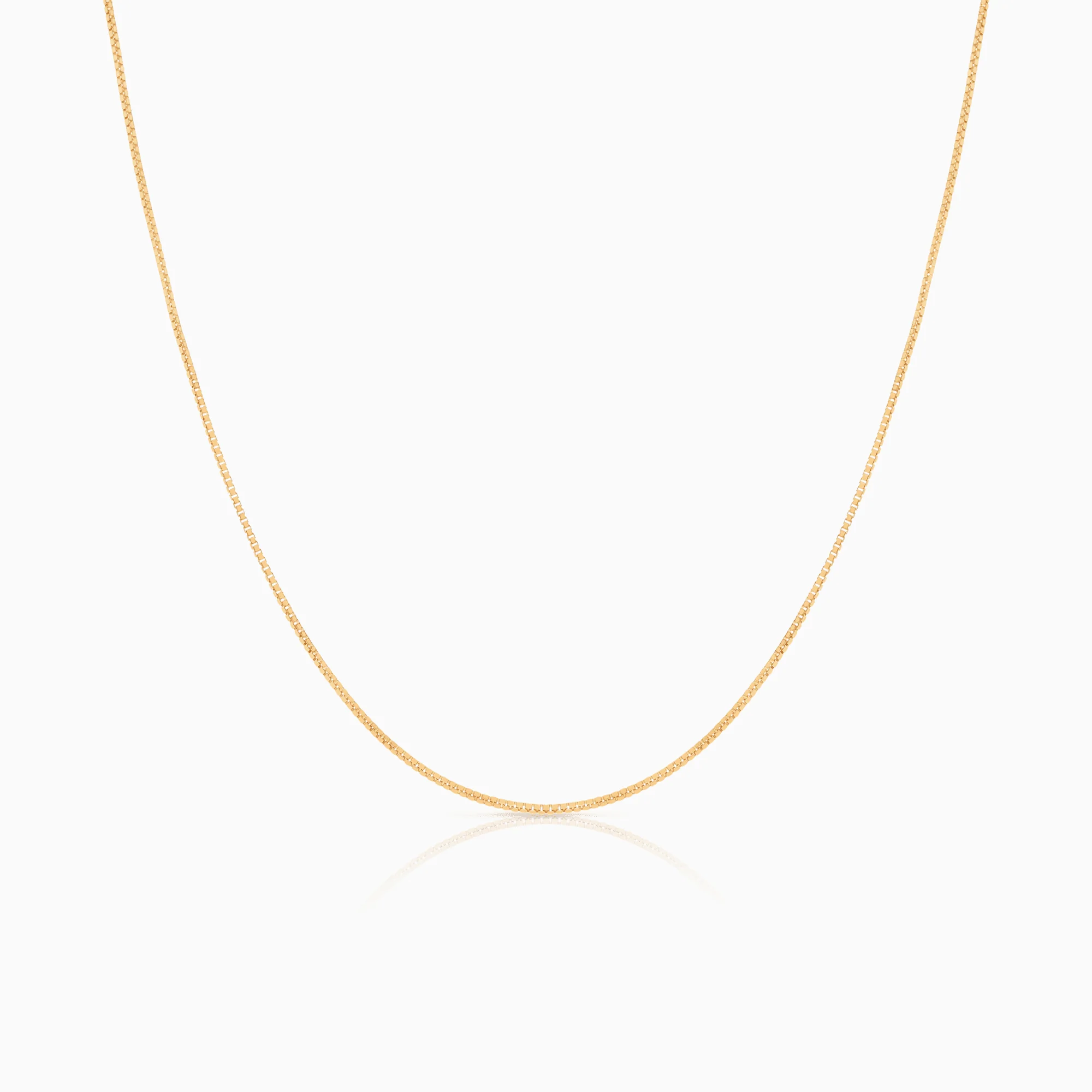 Box Chain 38cm 18K gold