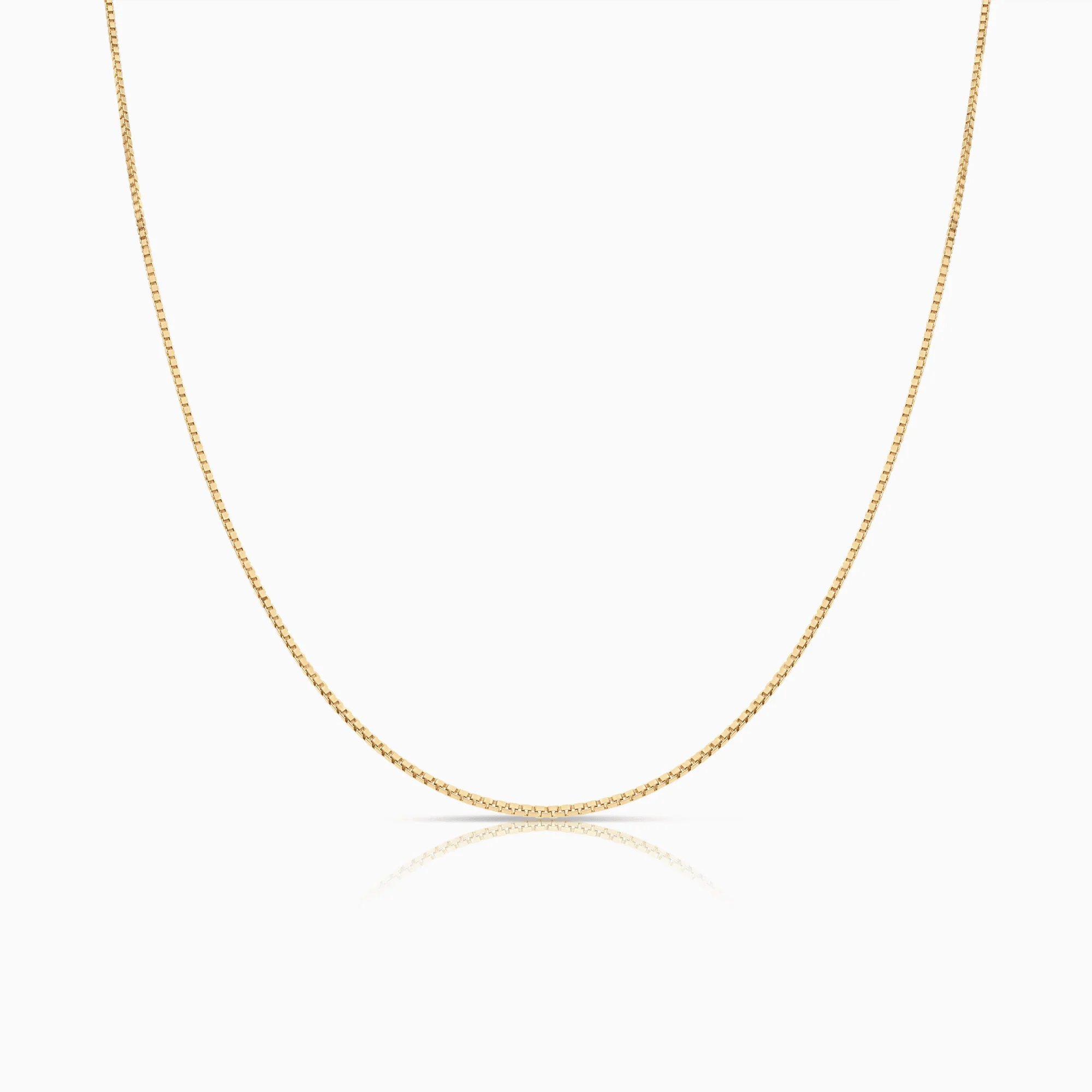 Box Chain 39.5cm 18K gold