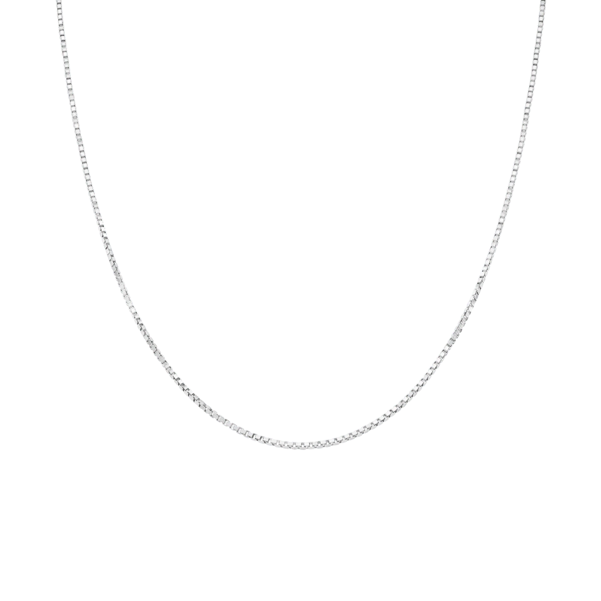 Box Chain 39.5cm 18K white gold - Image 2
