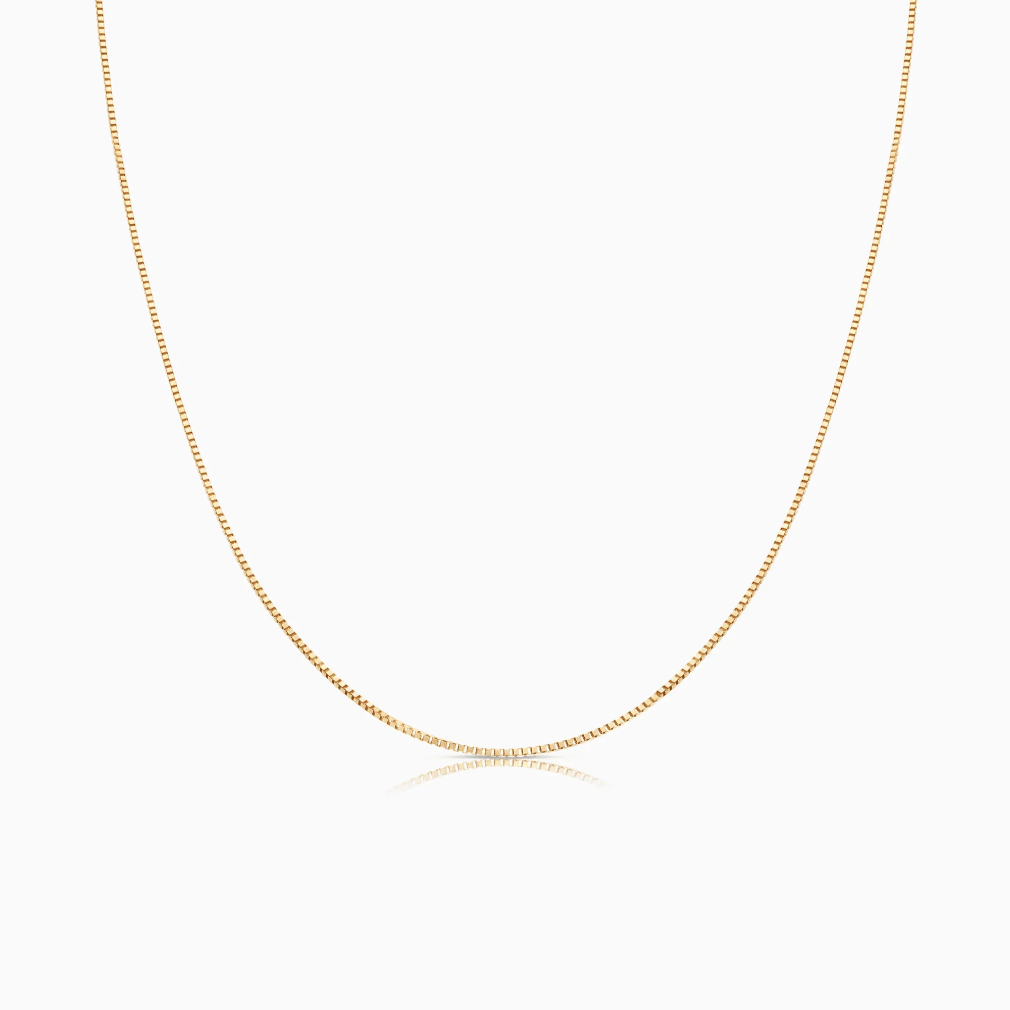 Box chain 39.5cm 9K gold