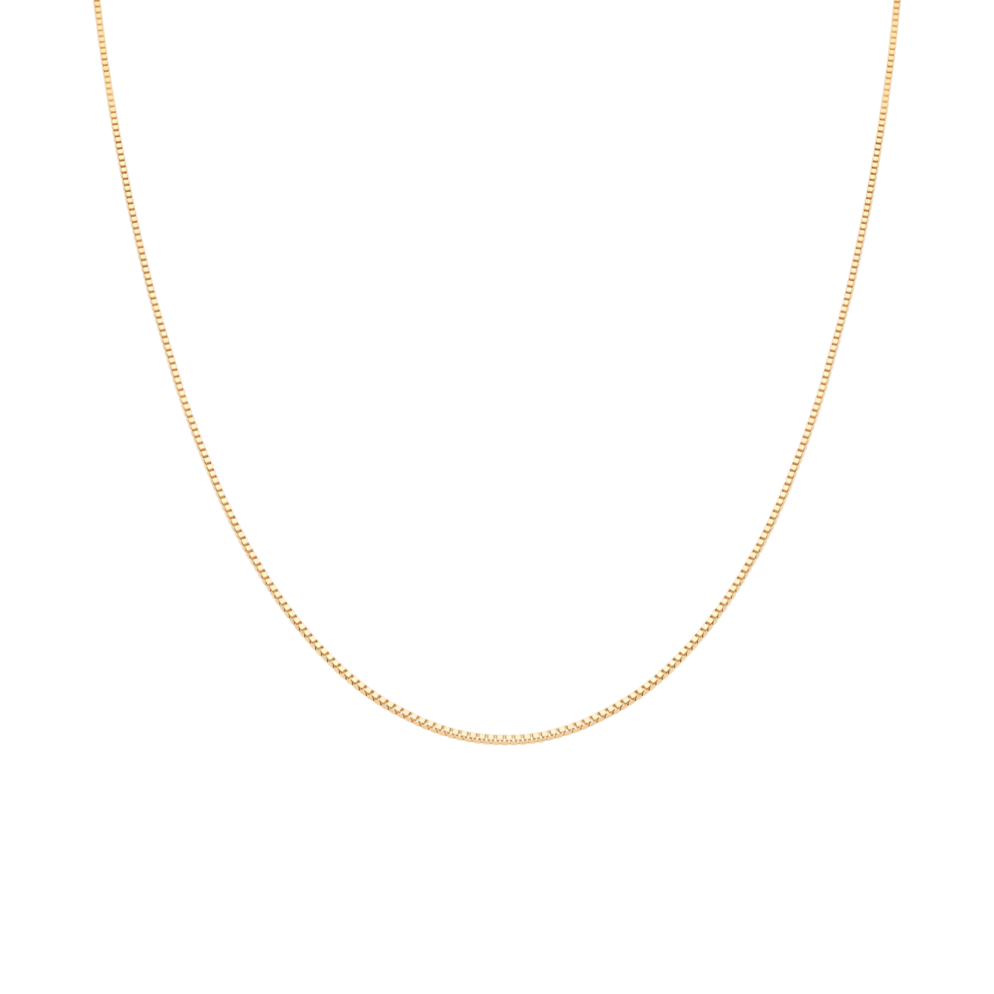 Box Chain 40.5cm 18K gold - Image 2