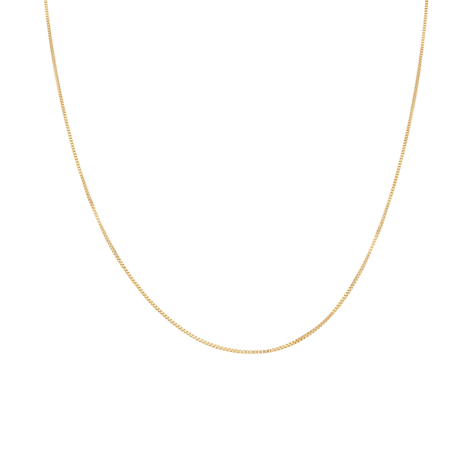 Box Chain 40cm 18K gold - Image 2