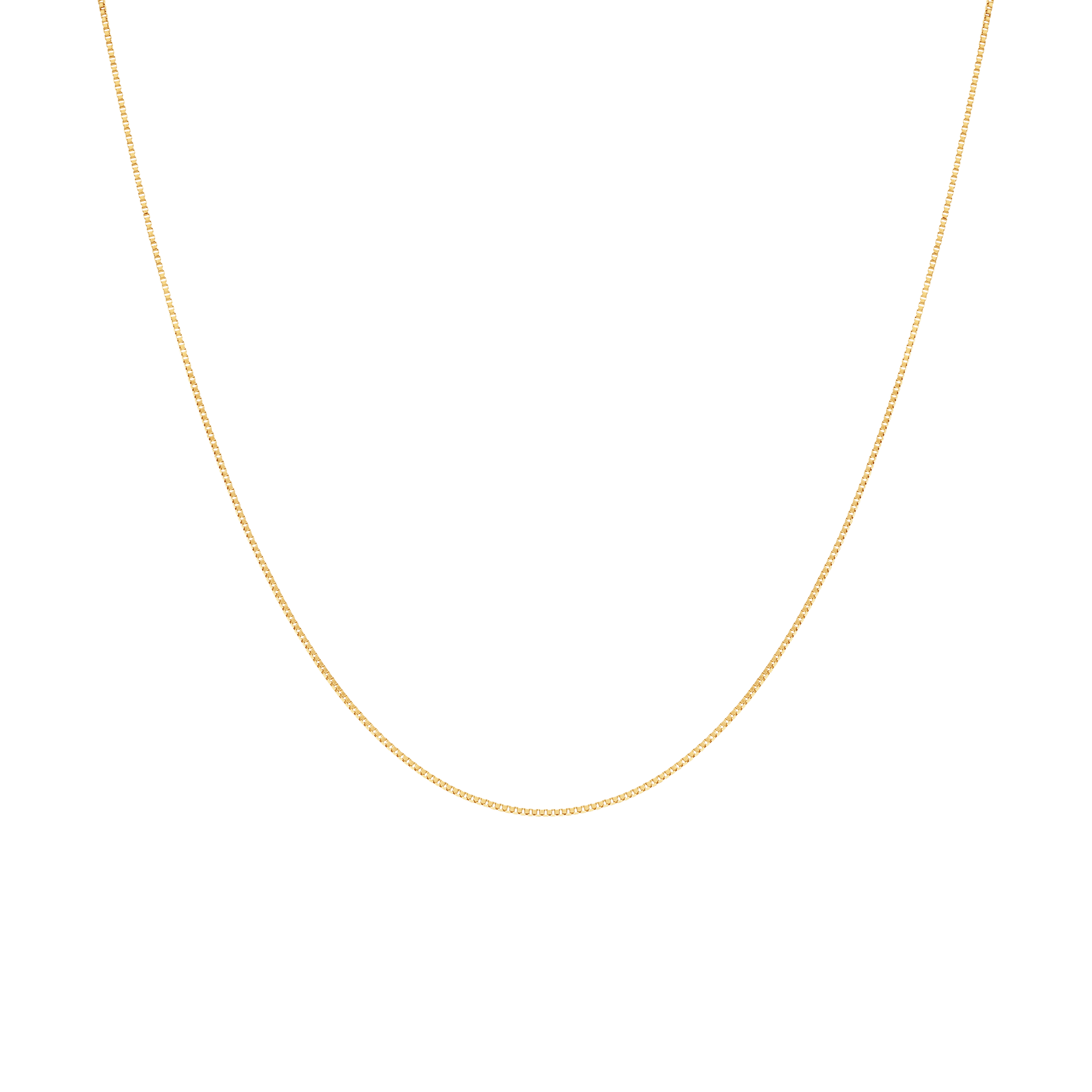 Box Chain 40cm 18K gold - Image 2