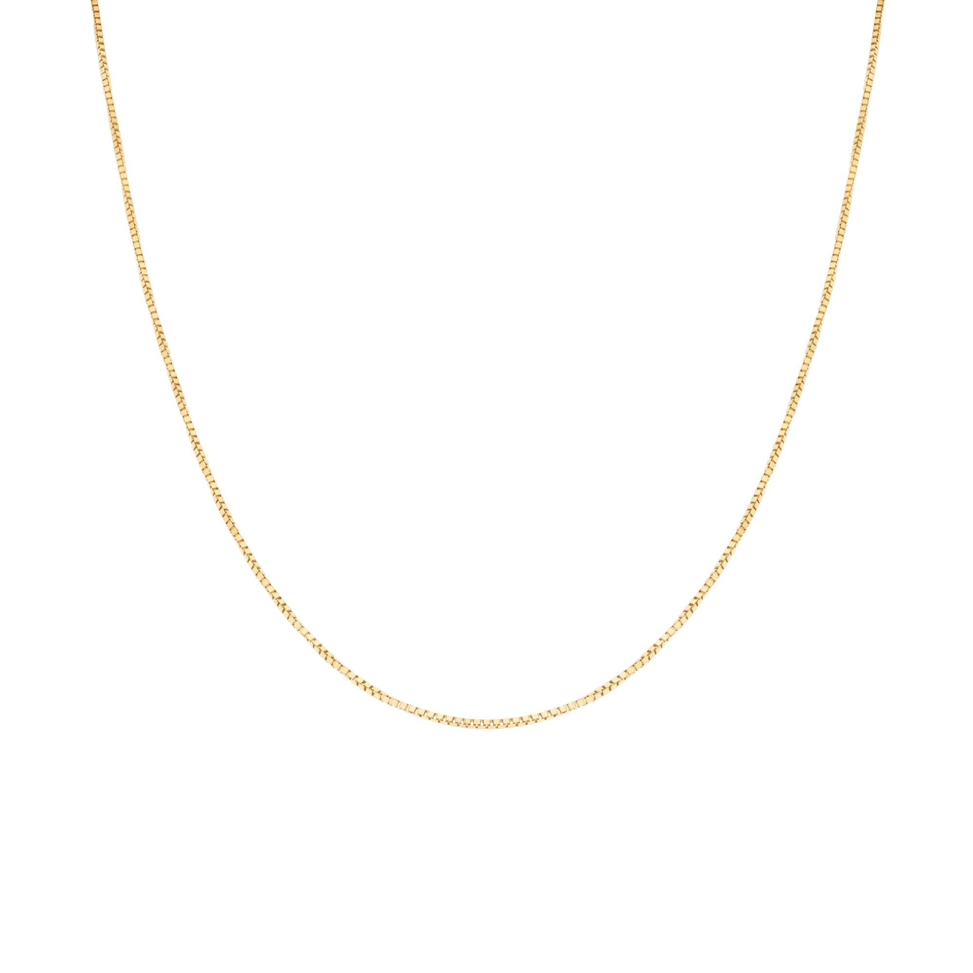 Box chain 42.5cm 18K gold - Image 2