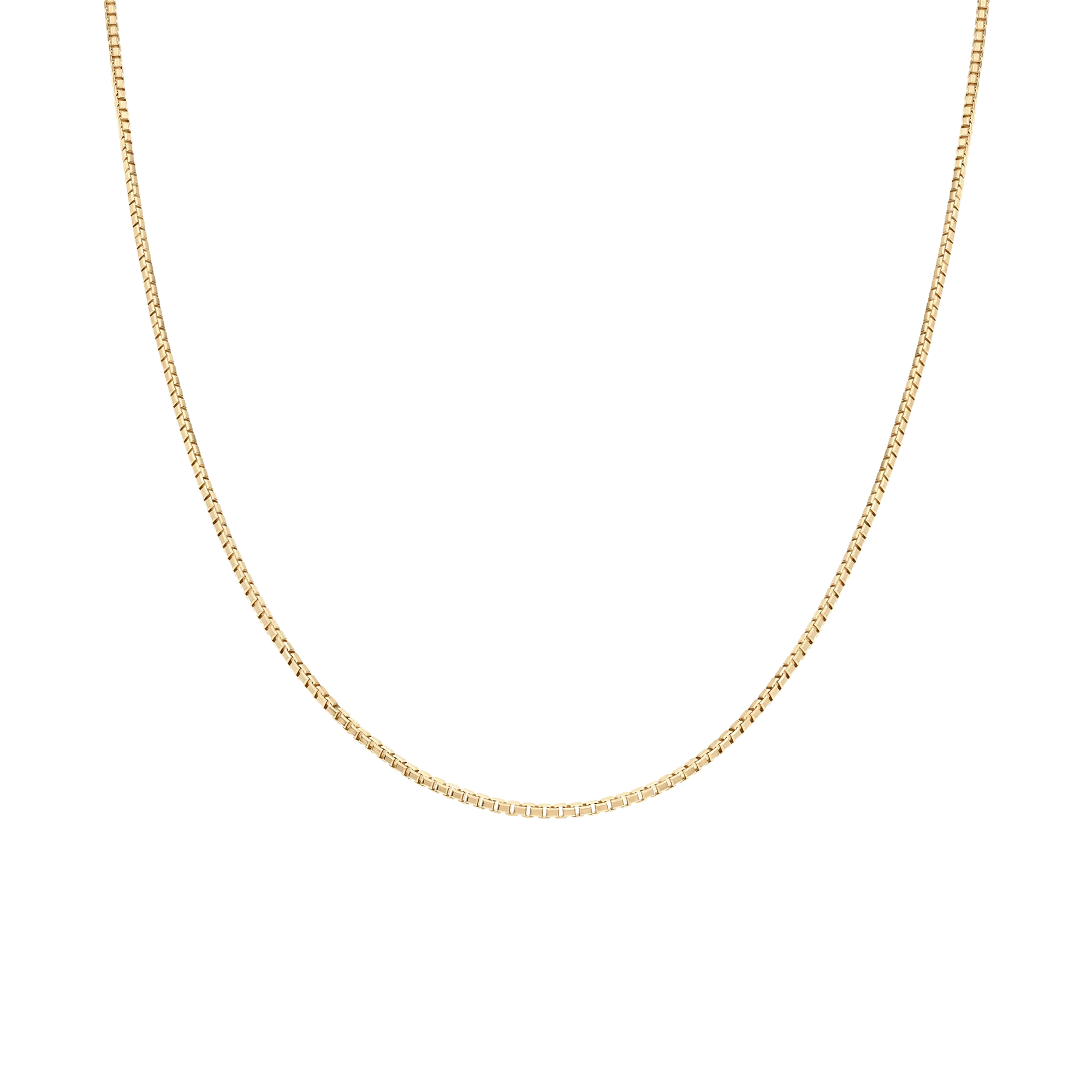 Box chain 42.5cm 18K gold - Image 2
