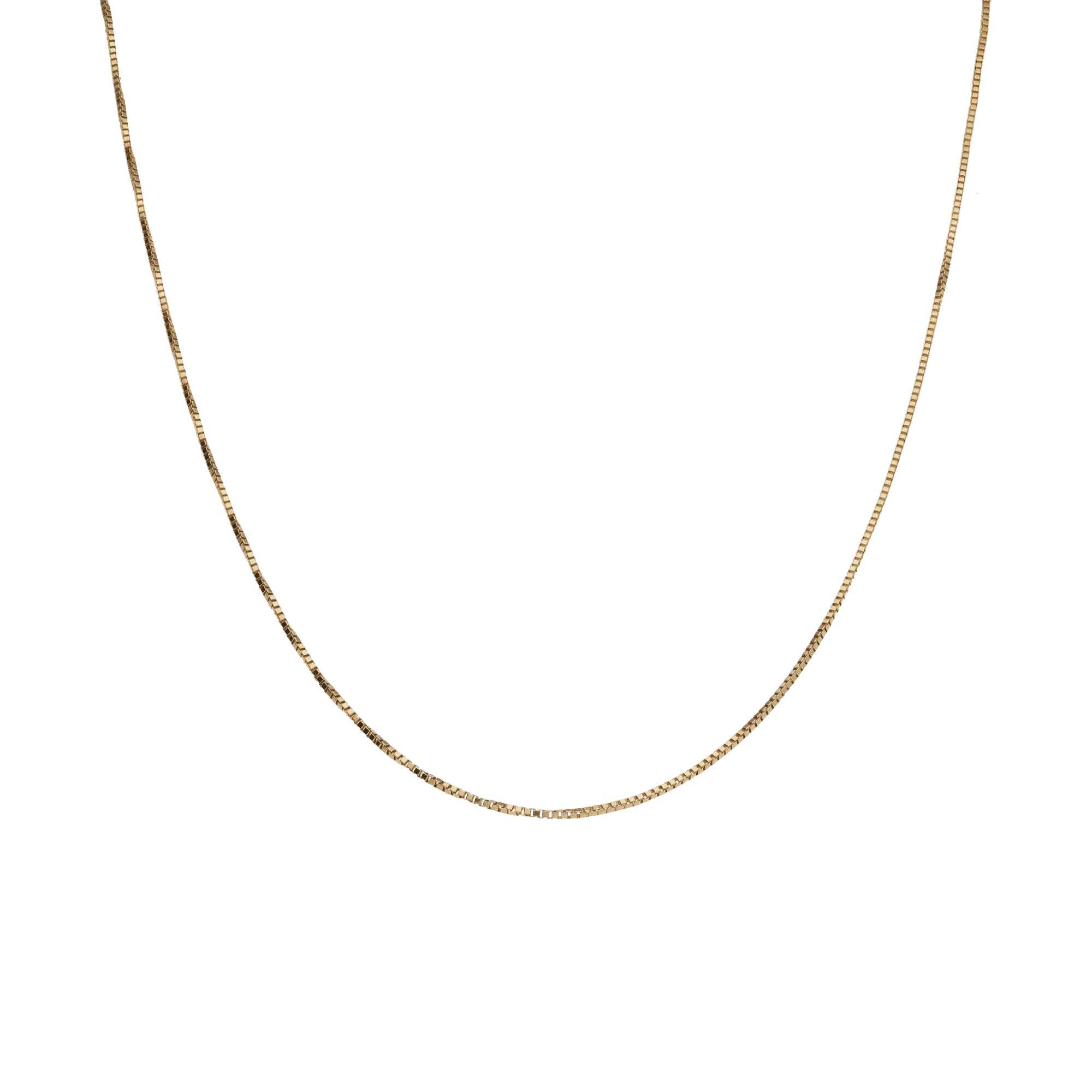 Box chain 42.5cm 18K gold - Image 2