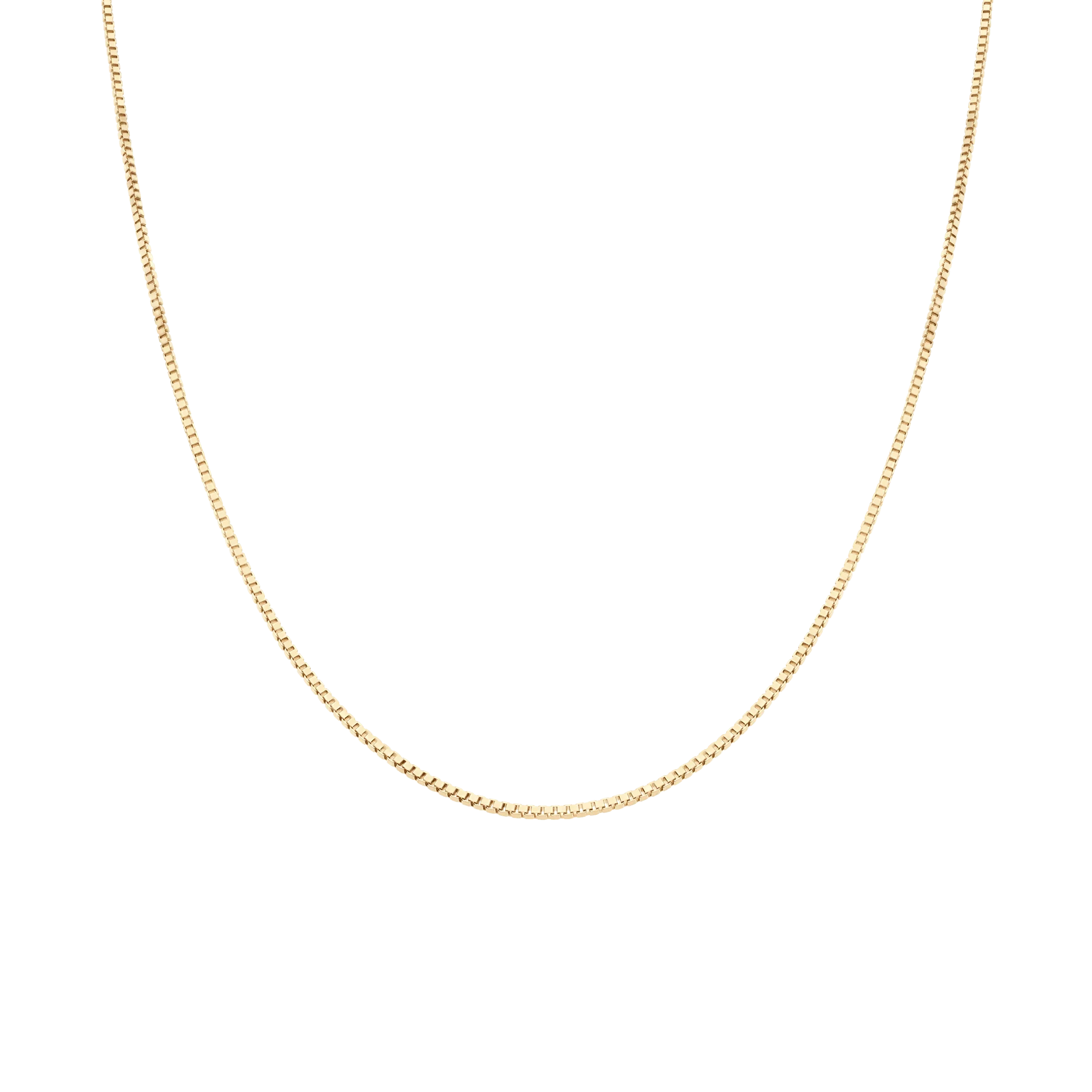 Box chain 42.5cm 18K gold - Image 2