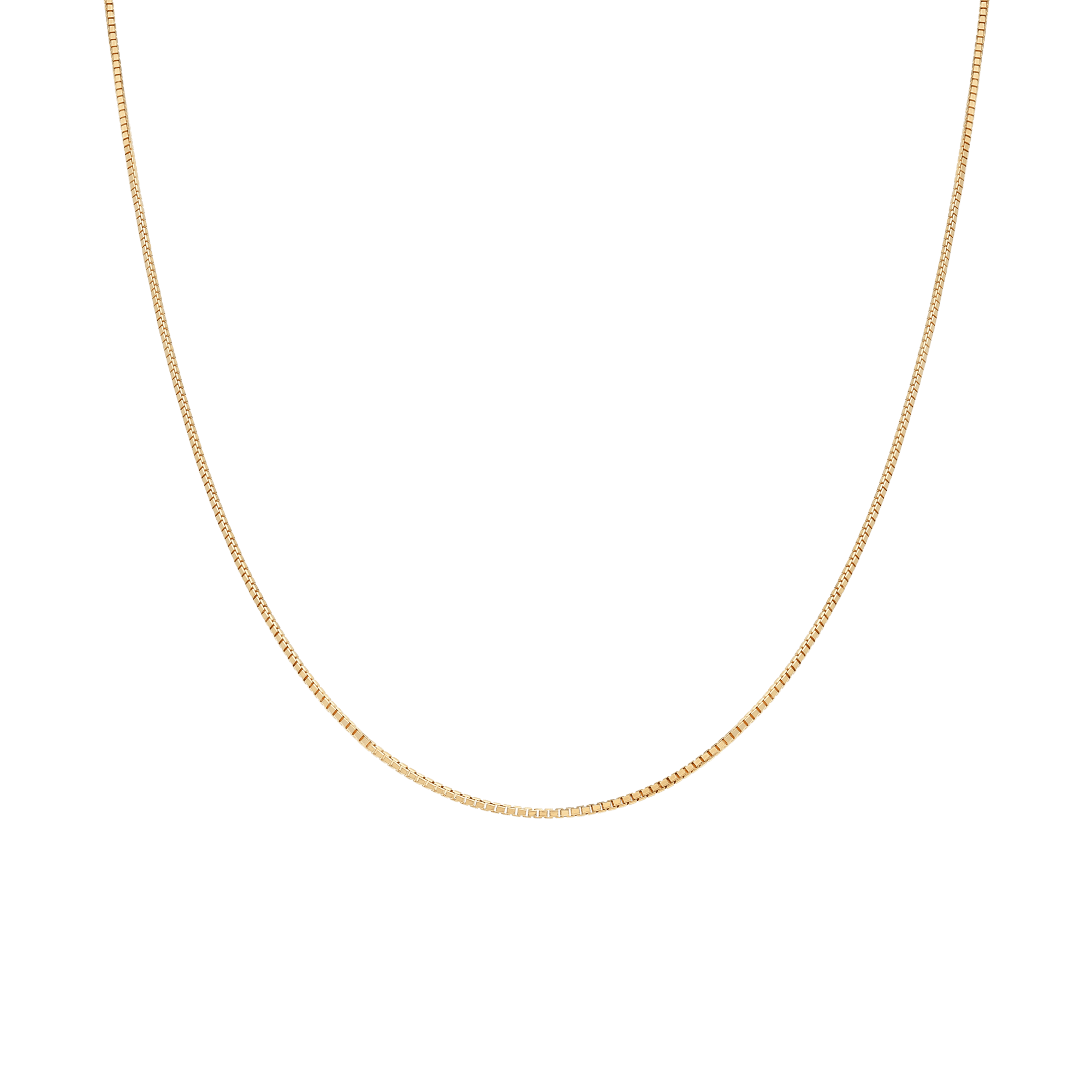Box Chain 42cm 18K gold - Image 2