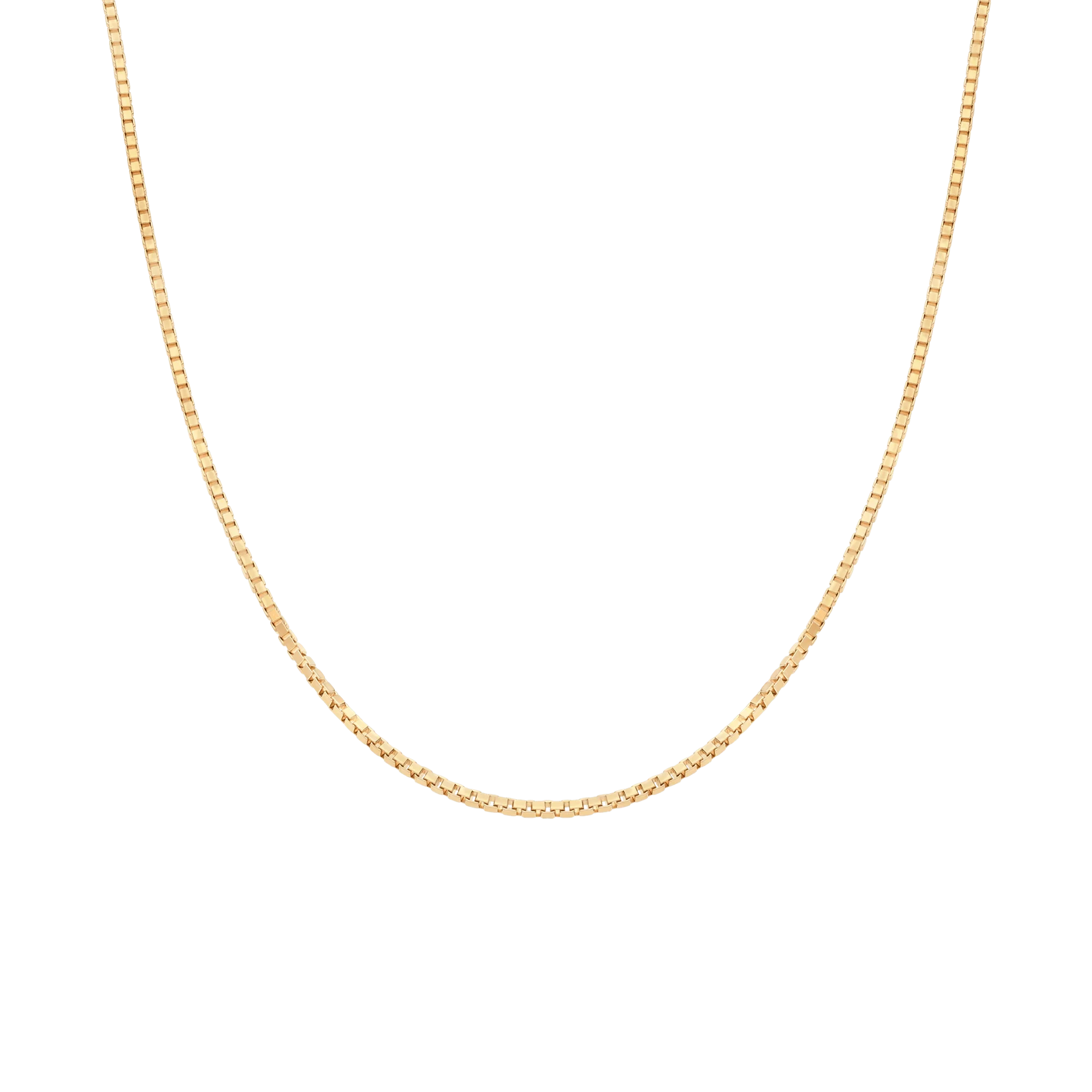 Box Chain 42cm 18K gold - Image 2