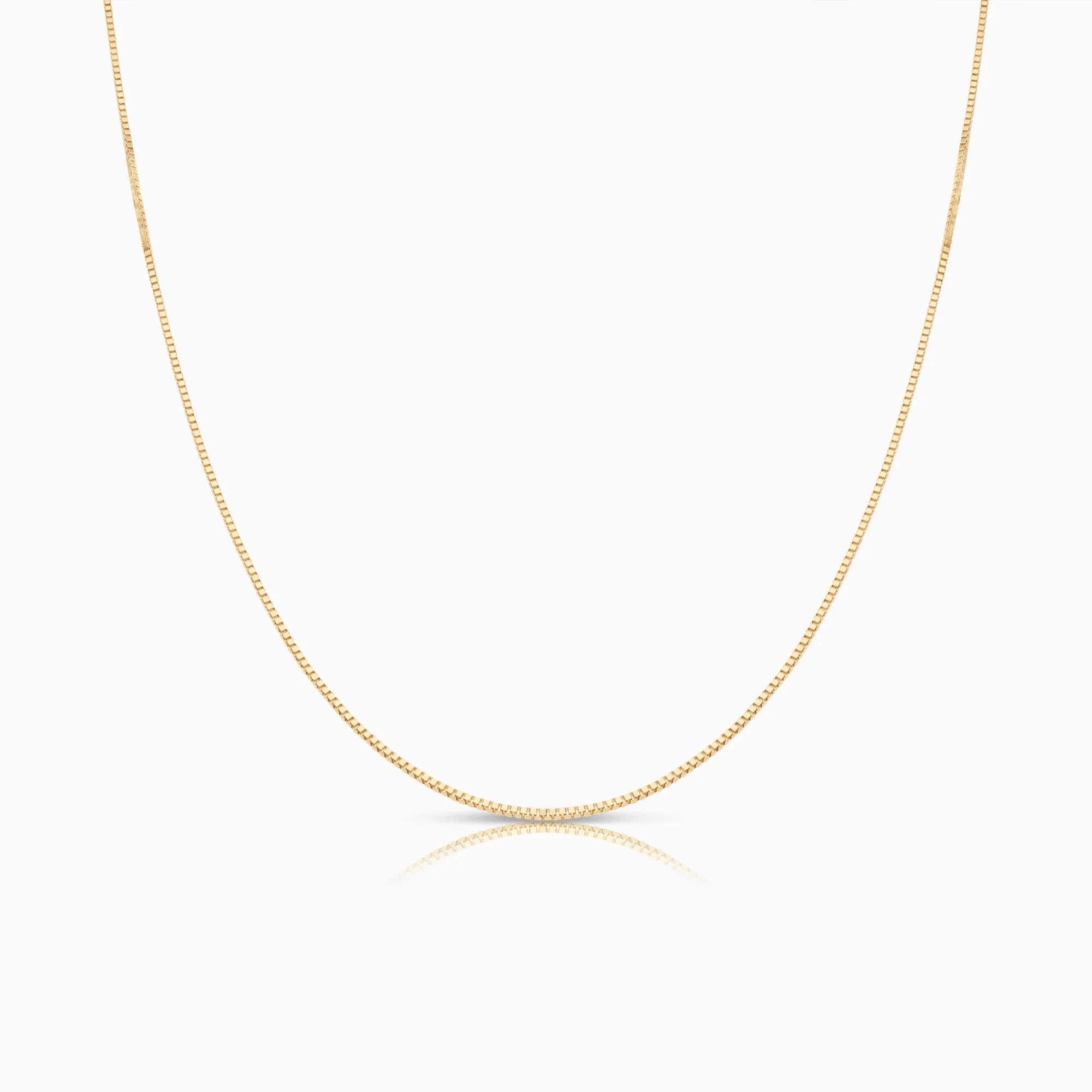 Box Chain 42cm 18K gold
