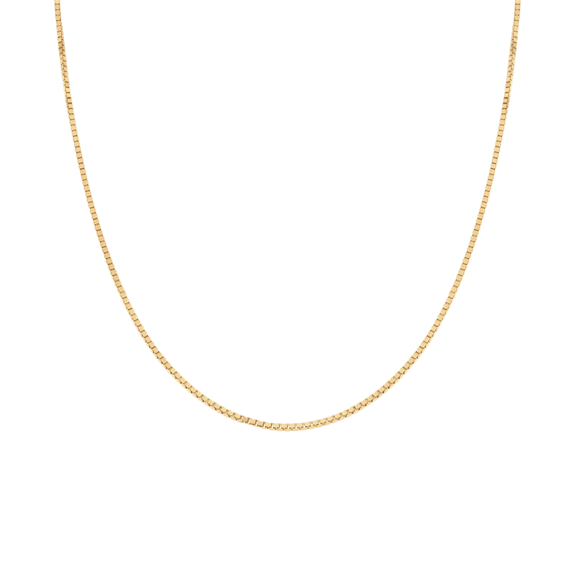 Box Chain 42cm 18K gold - Image 2